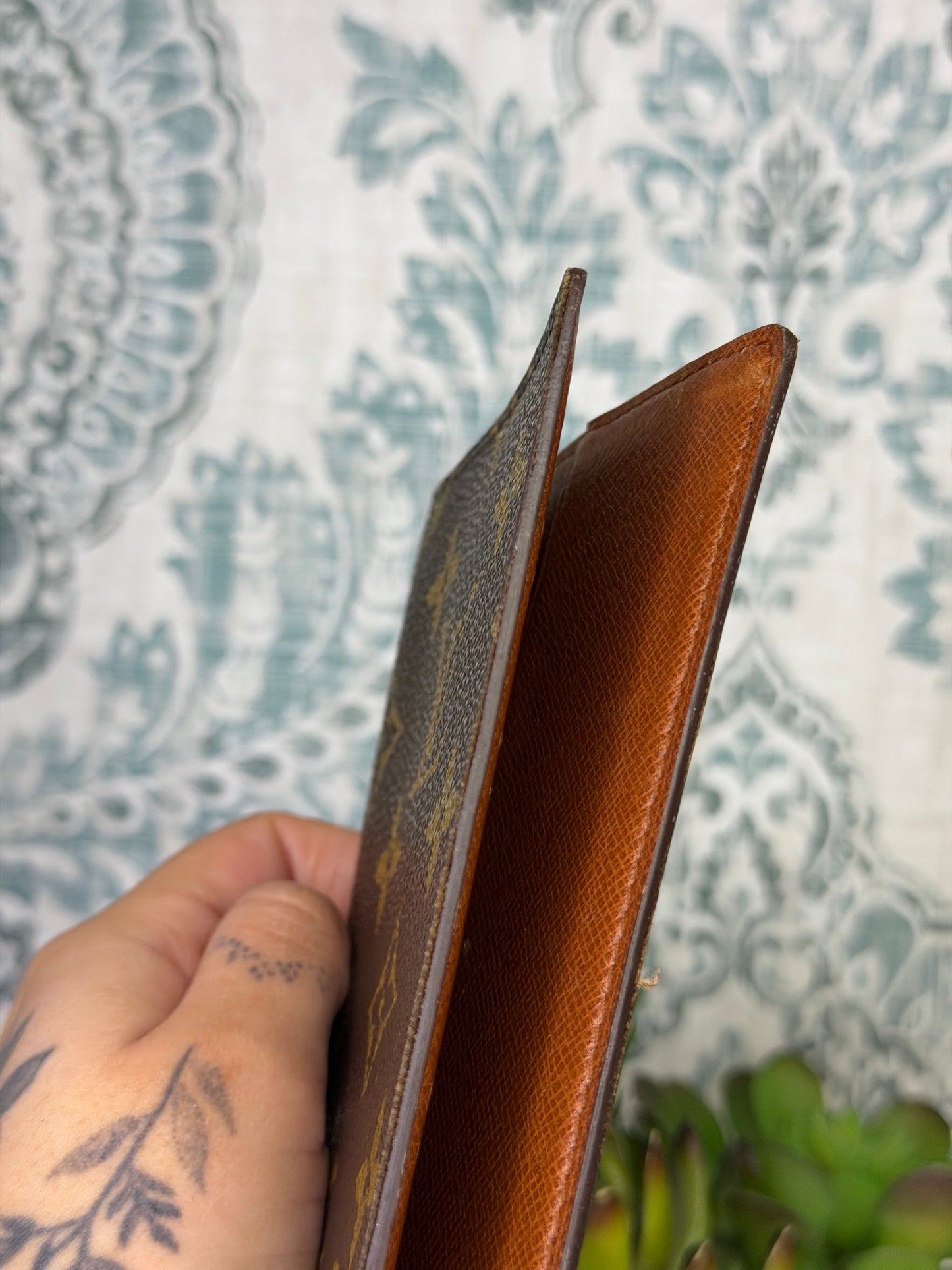 Louis Vuitton Monogram Checkbook Wallet/Cover