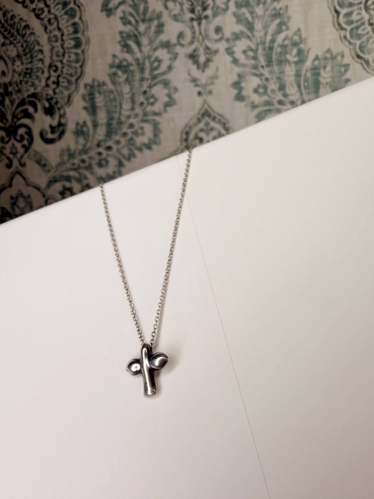 Tiffany & Co. Elsa Perretti Silver Dove Necklace