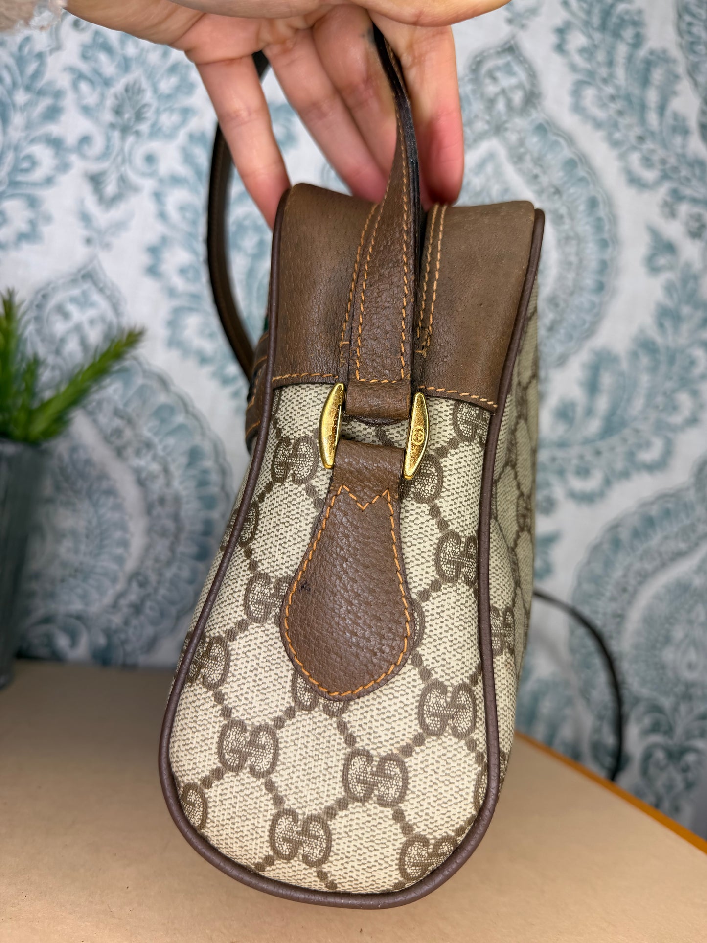 Gucci Vintage Supreme Sherry Line Purse