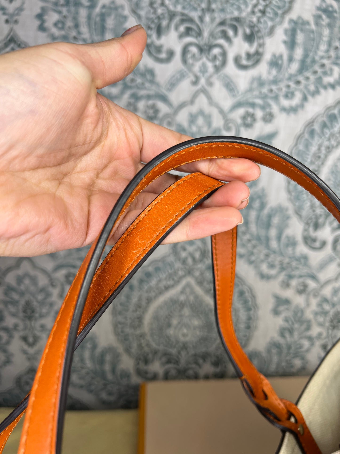 Gucci Diamante Orange Medium Tote with Pouch