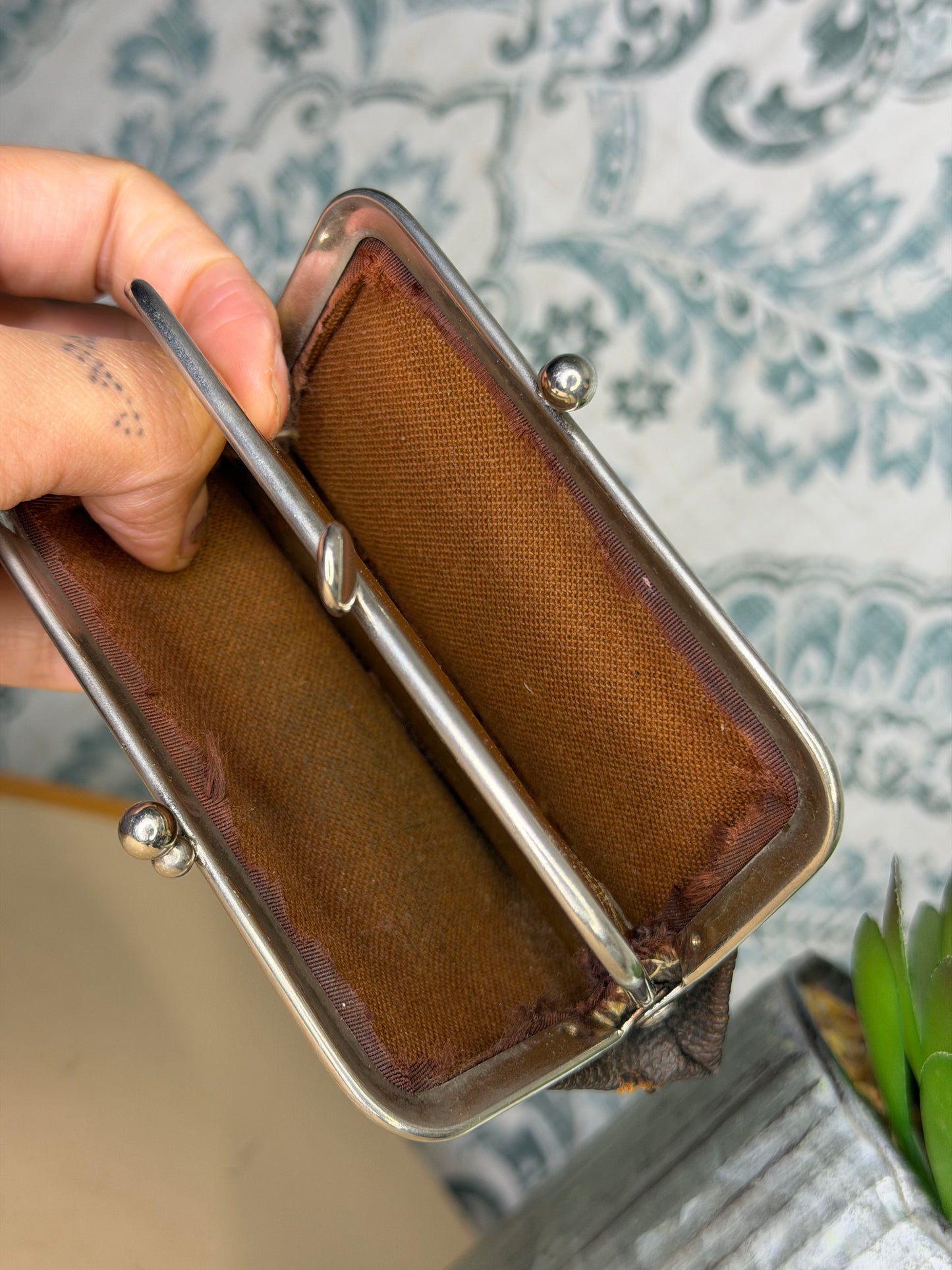 Louis Vuitton Saks Fifth Ave Kisslock Coin Purse