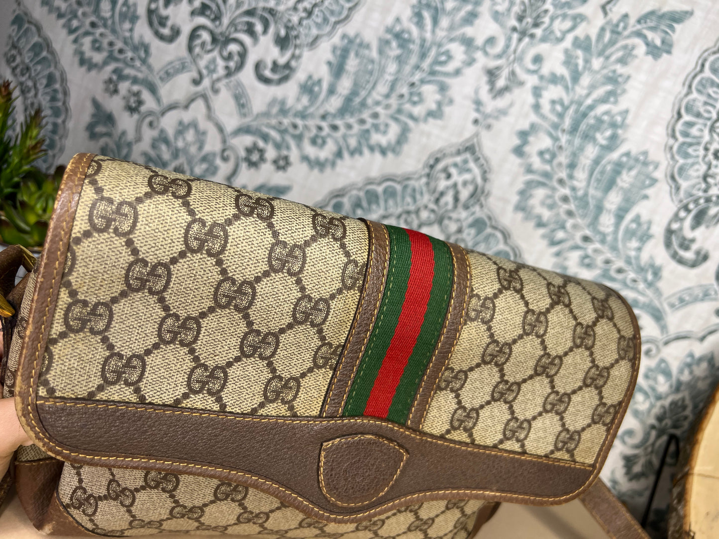Gucci Supreme Sherry Line Vintage Purse