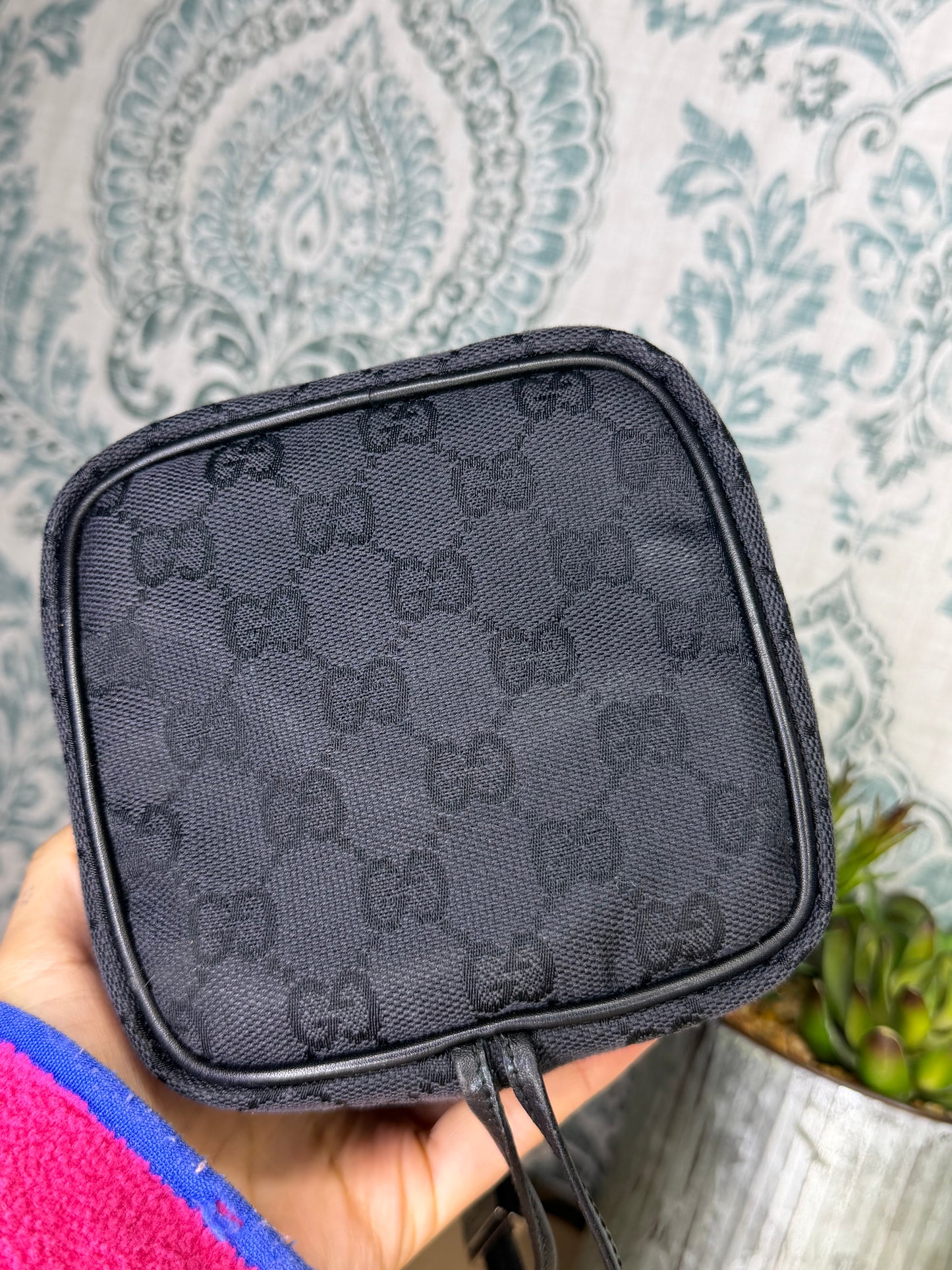 Gucci Black Drawstring Pouch