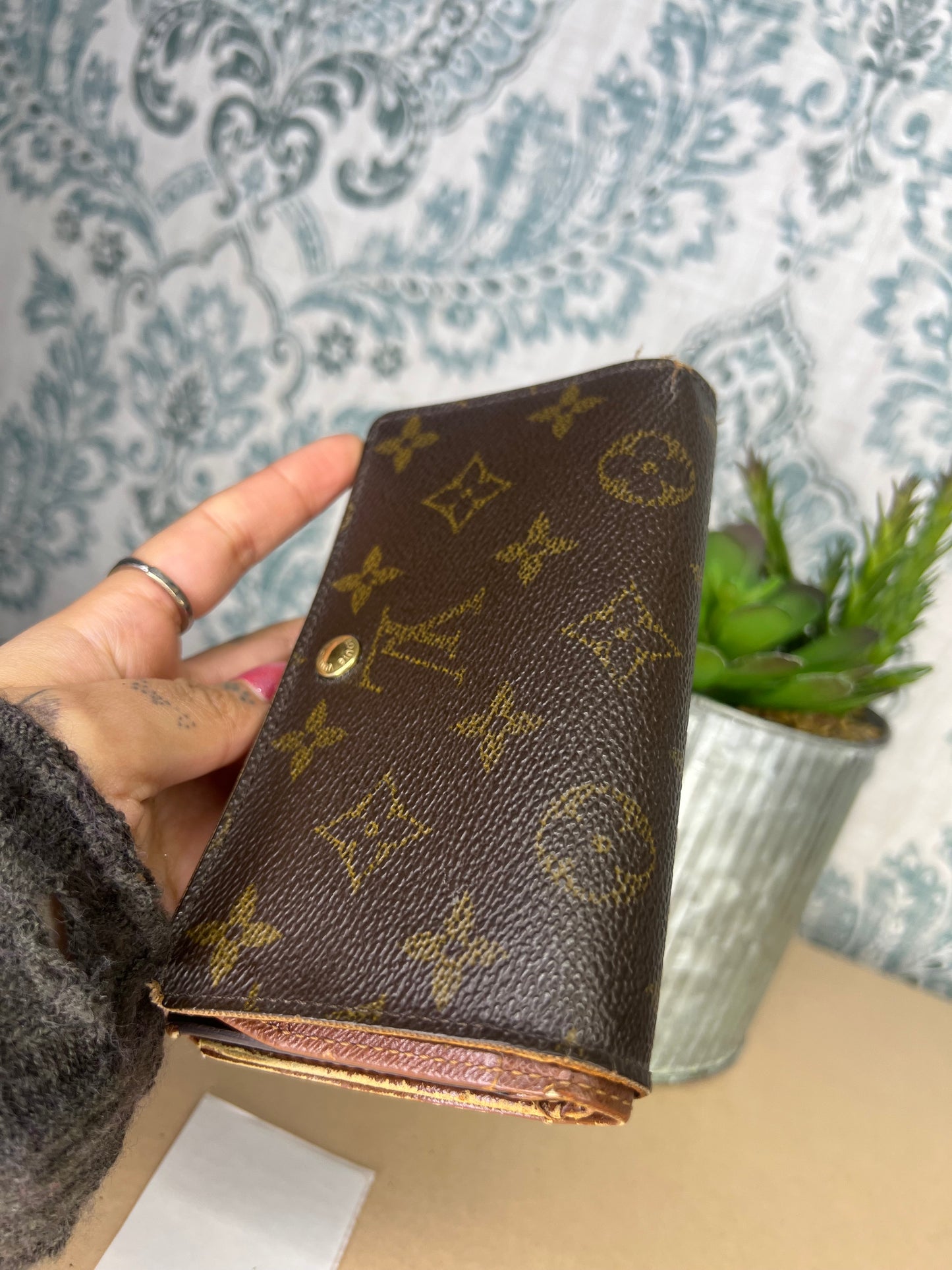 Louis Vuitton Porte Monnaie Tresor Wallet #4