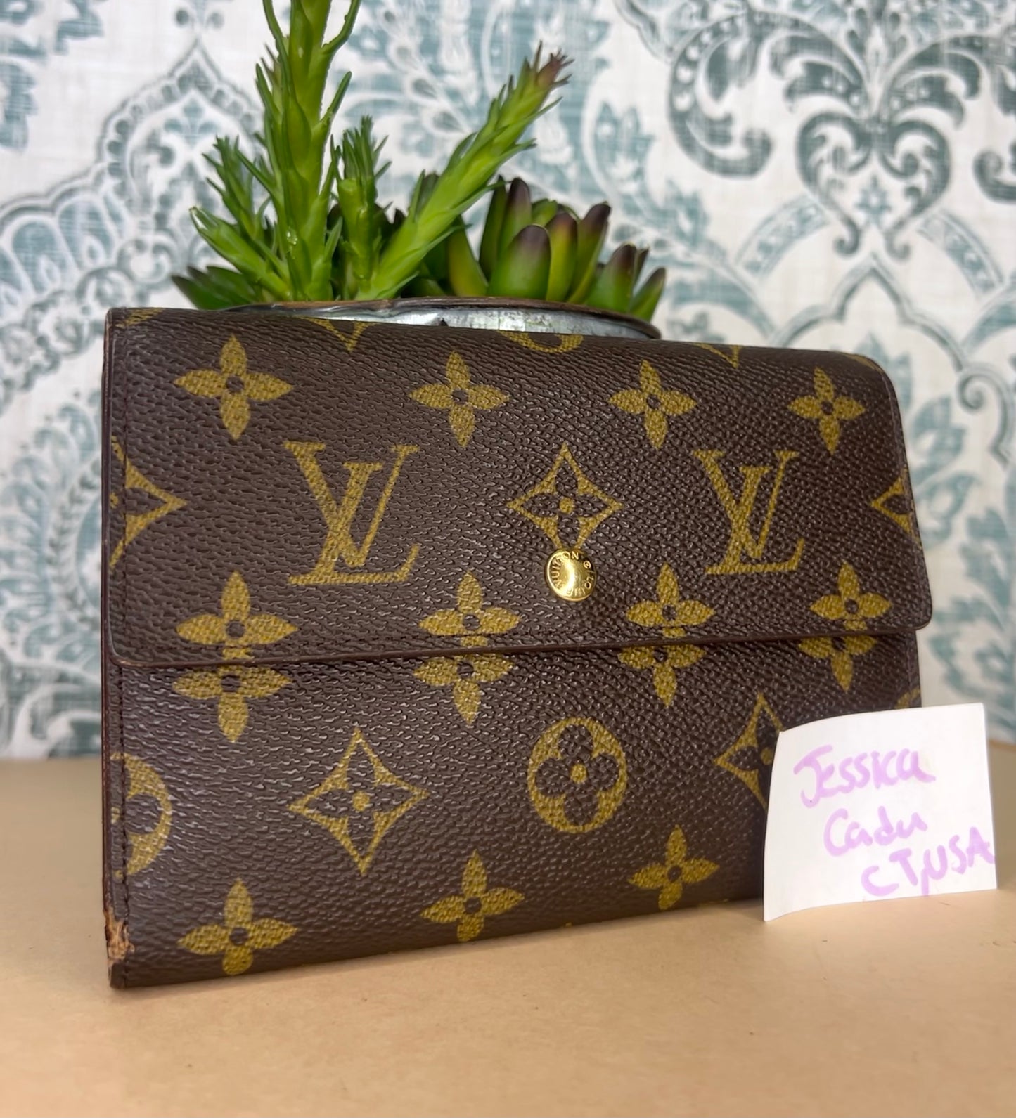 Louis Vuitton Monogram Passport Trifold Wallet #4