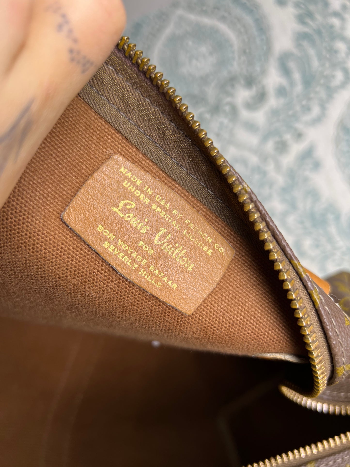 Louis Vuitton French Company Keepall 45 Bon Voyage Bazaar Beverly Hills