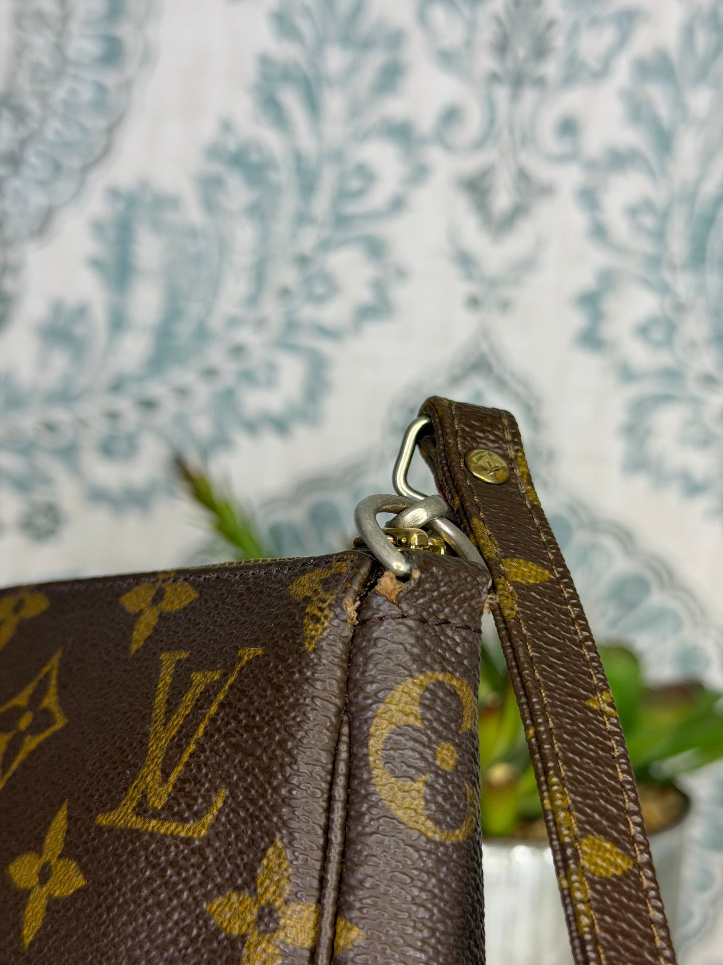 Louis Vuitton Pochette Accessories with Monogram Strap #1