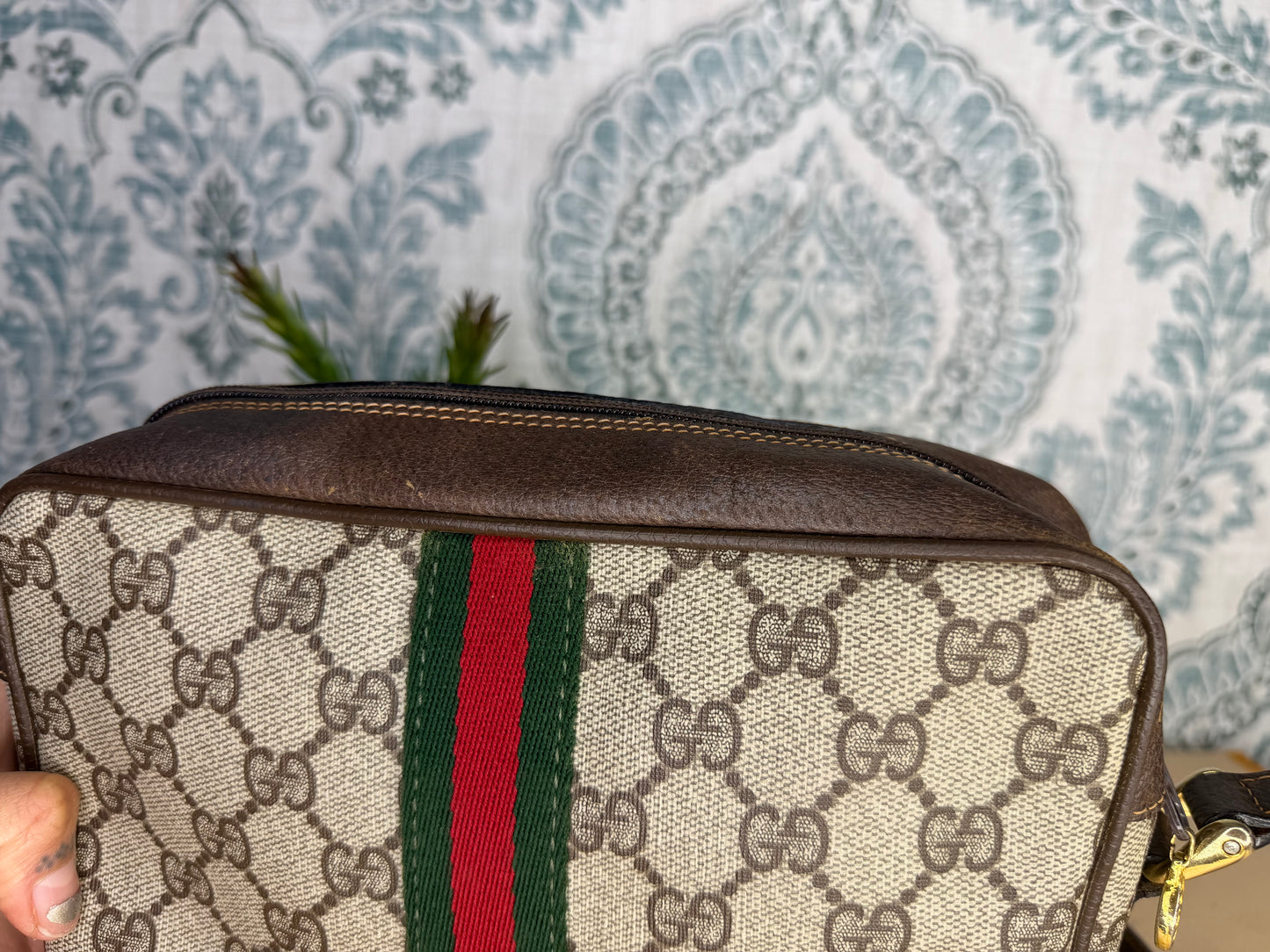 Gucci Vintage Supreme Sherry Line Purse