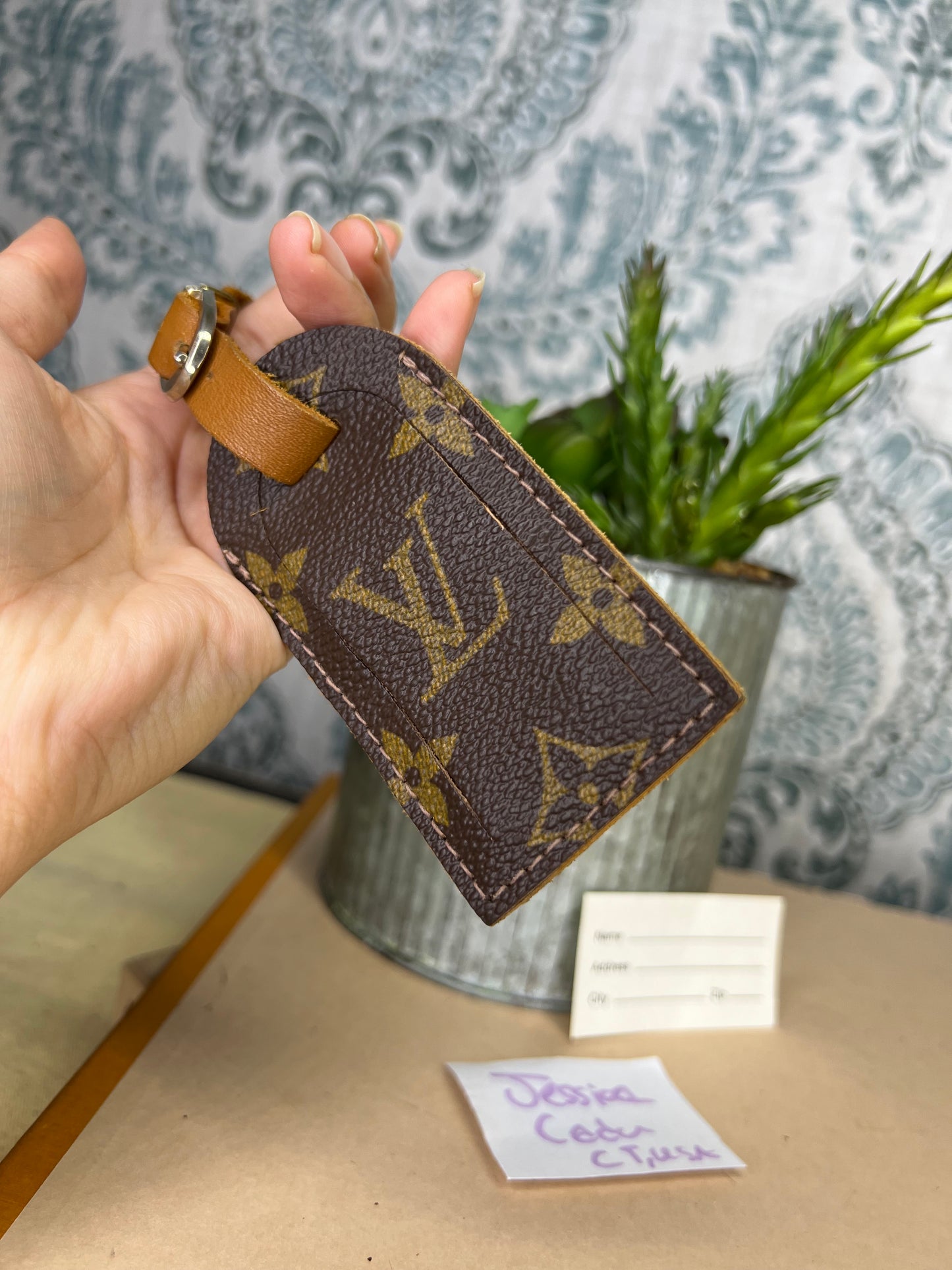 Louis Vuitton French Company Luggage Tag