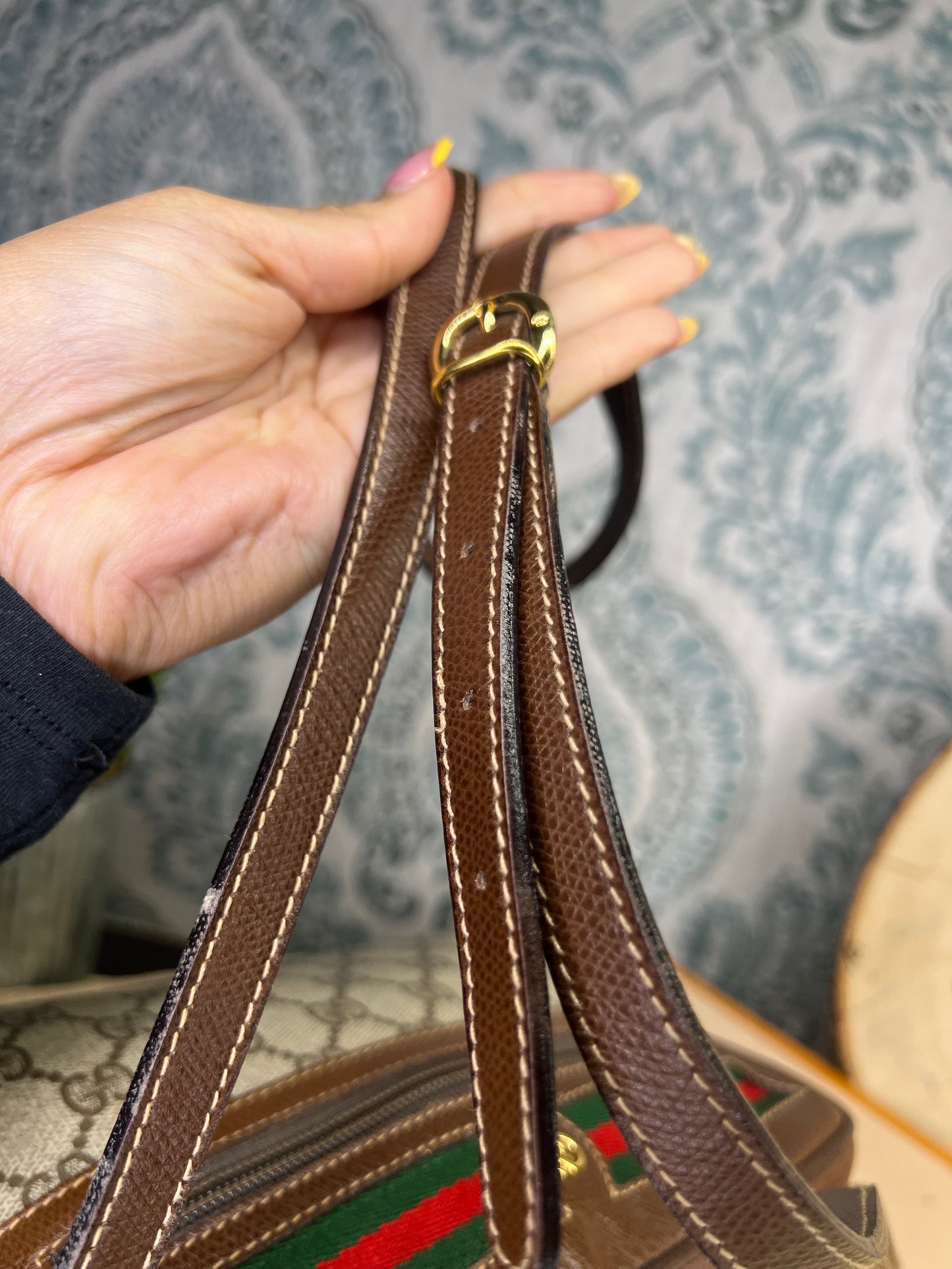 GG Vintage Supreme Sherry Line Crossbody