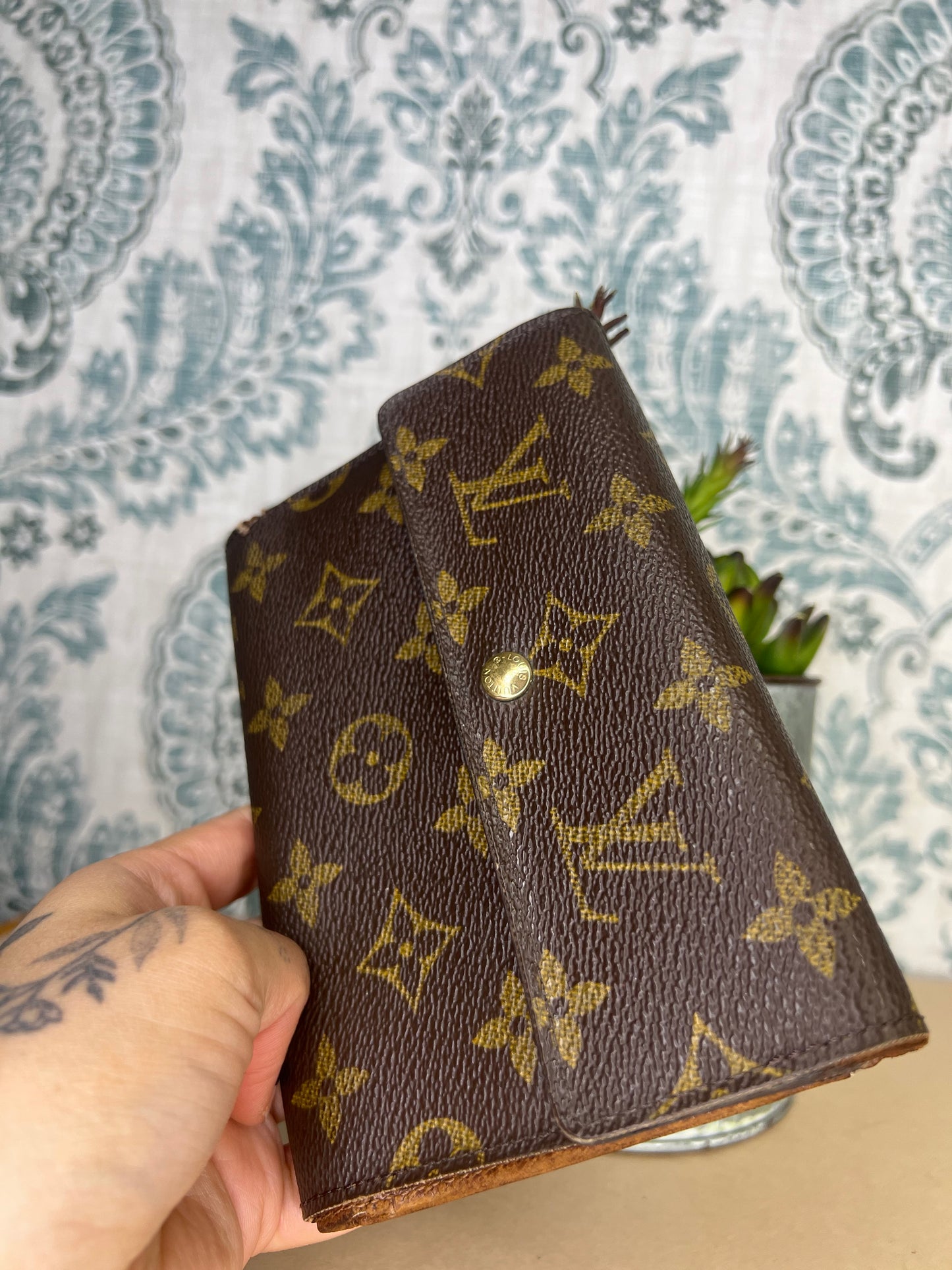 Louis Vuitton Monogram Passport Trifold Wallet #3