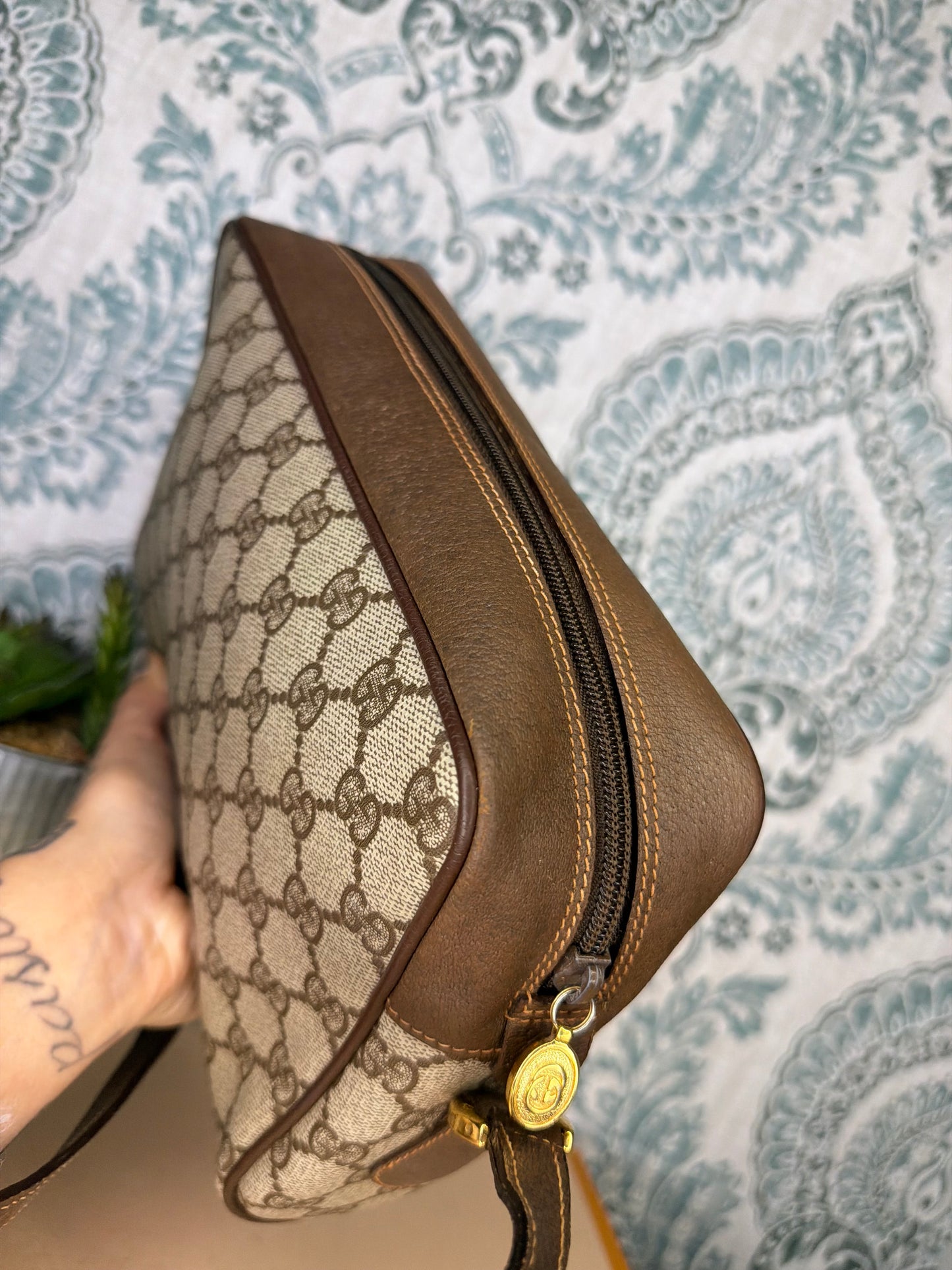 Gucci Vintage Supreme Sherry Line Purse