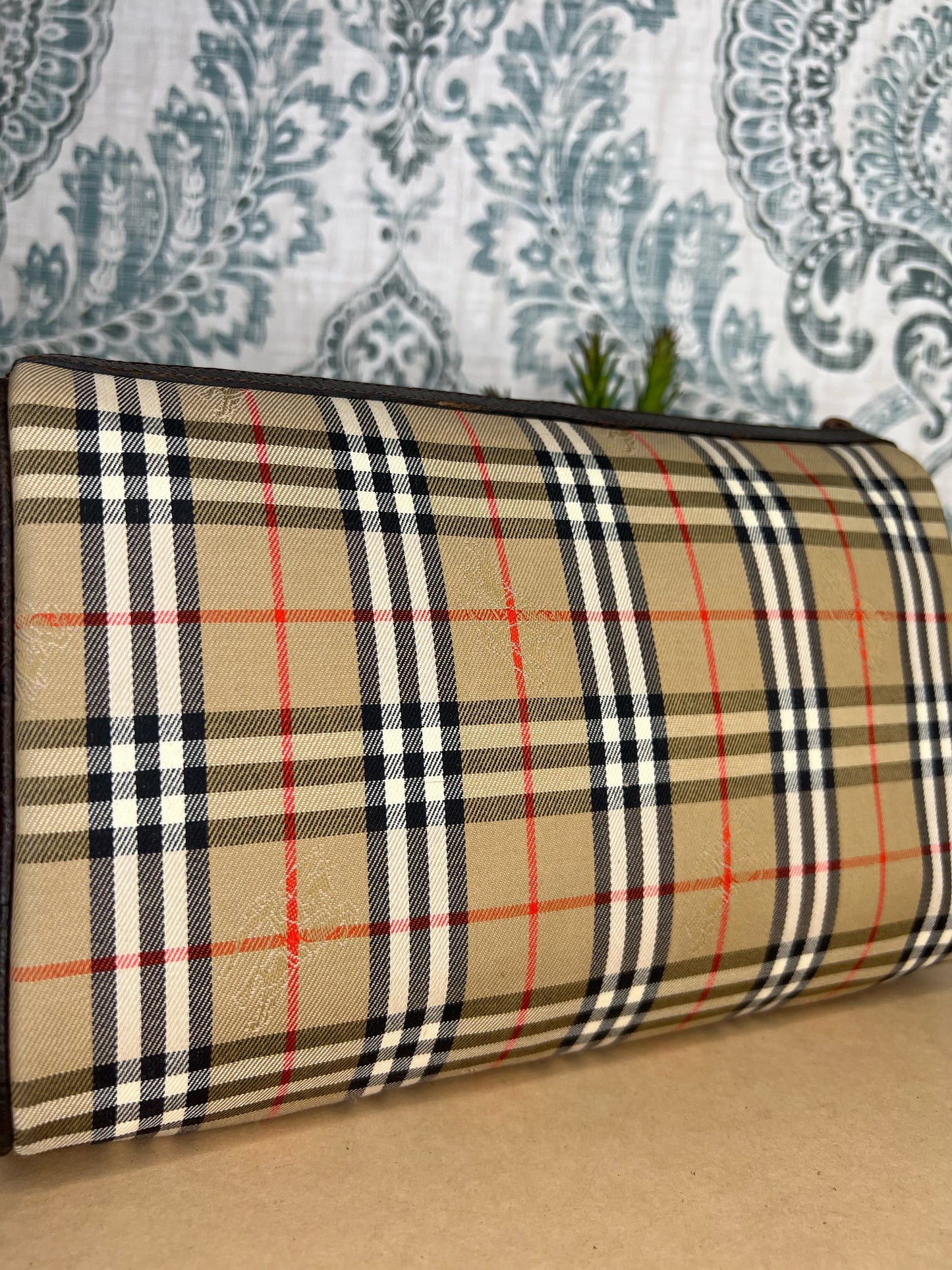 Burberry Nova Check Clutch