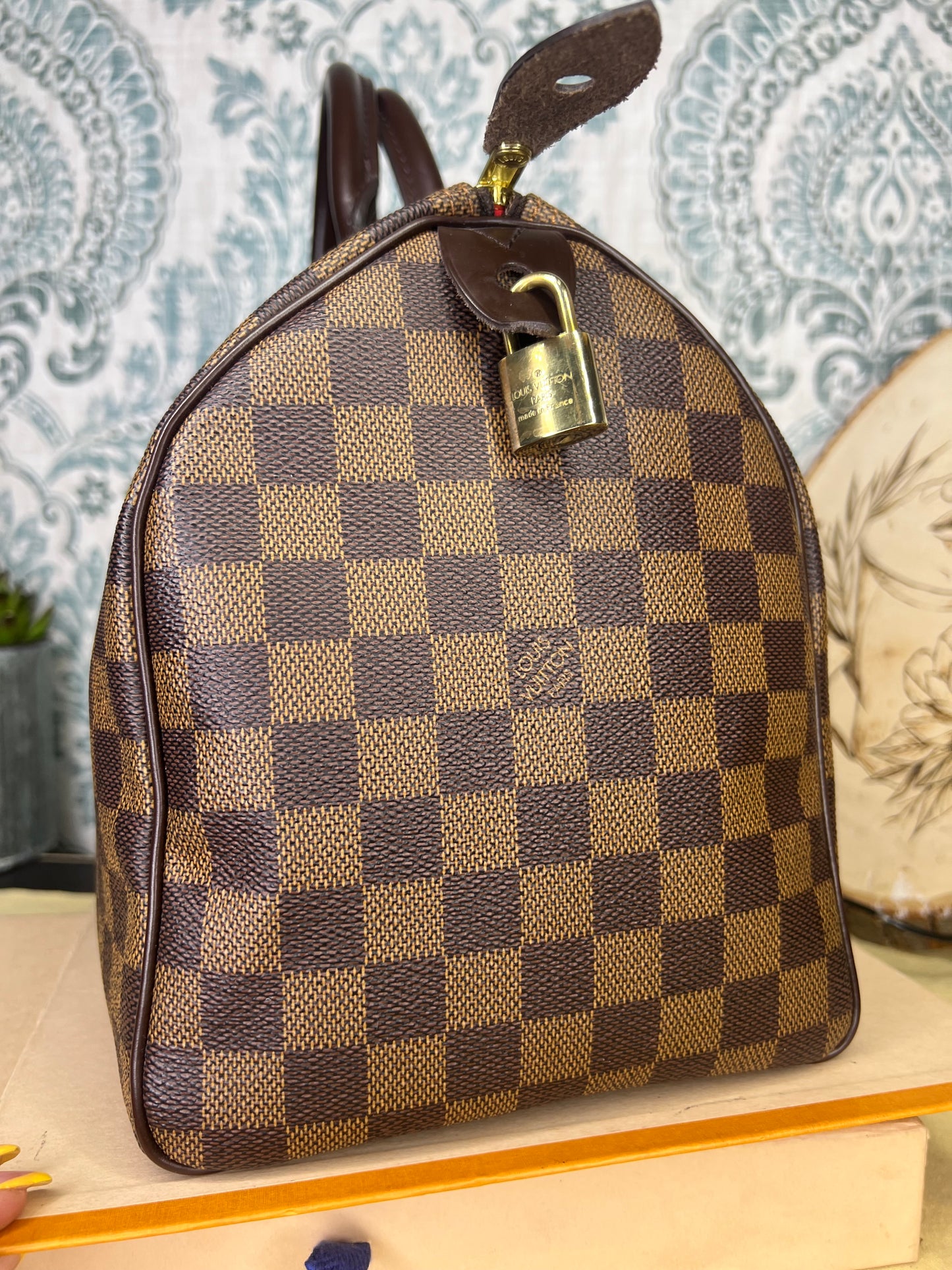 Louis Vuitton Speedy 30 Damier Ebene