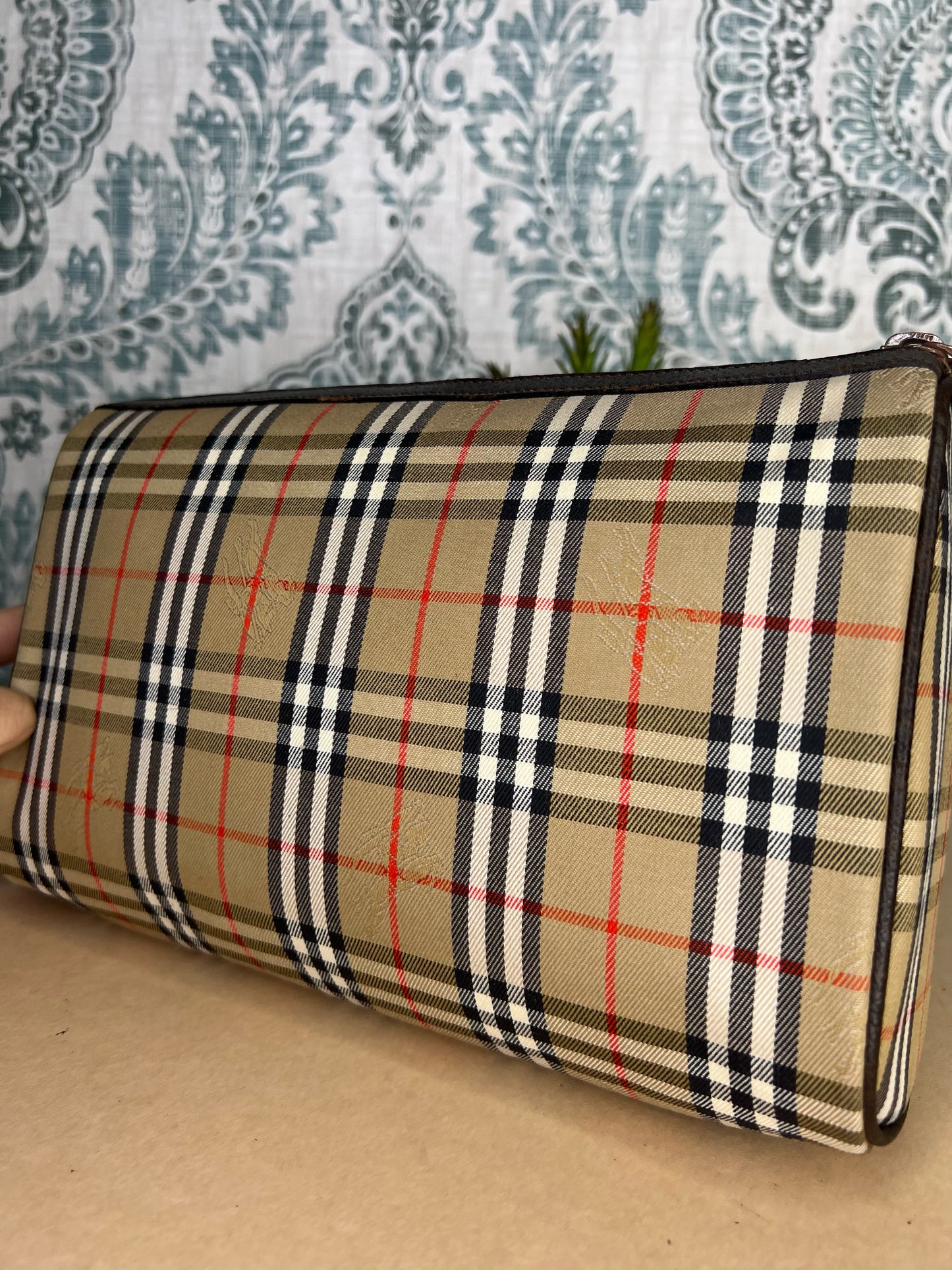 Burberry Nova Check Clutch