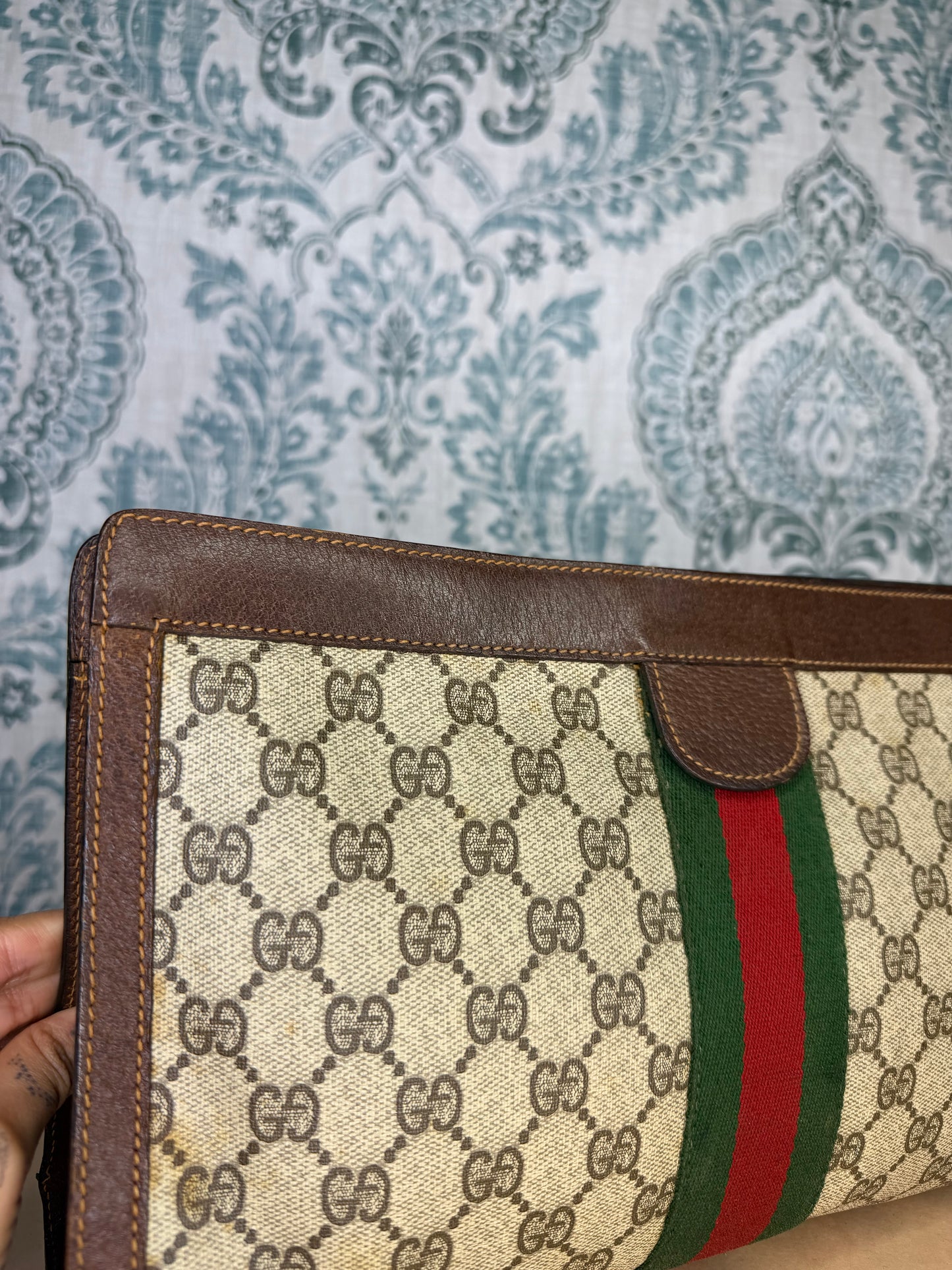 Gucci Supreme Sherry Line Clutch #1 (Parfums)