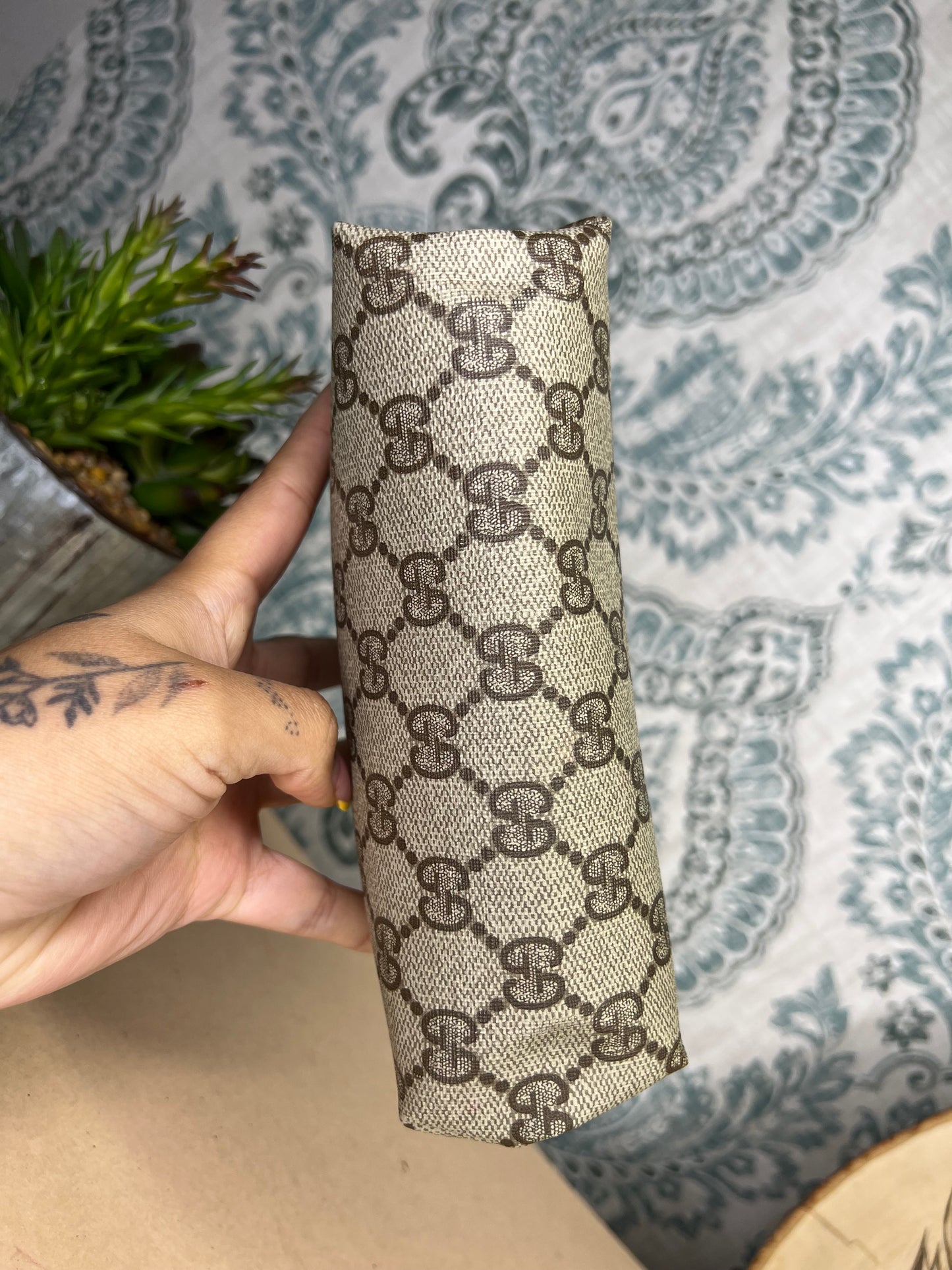 Gucci Brown Vintage Small Pouch