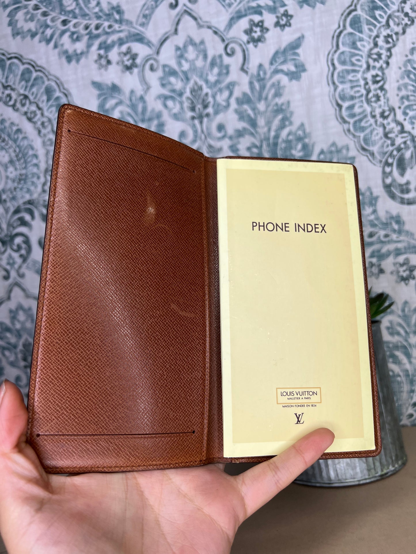 Louis Vuitton Monogram Checkbook Wallet/Cover
