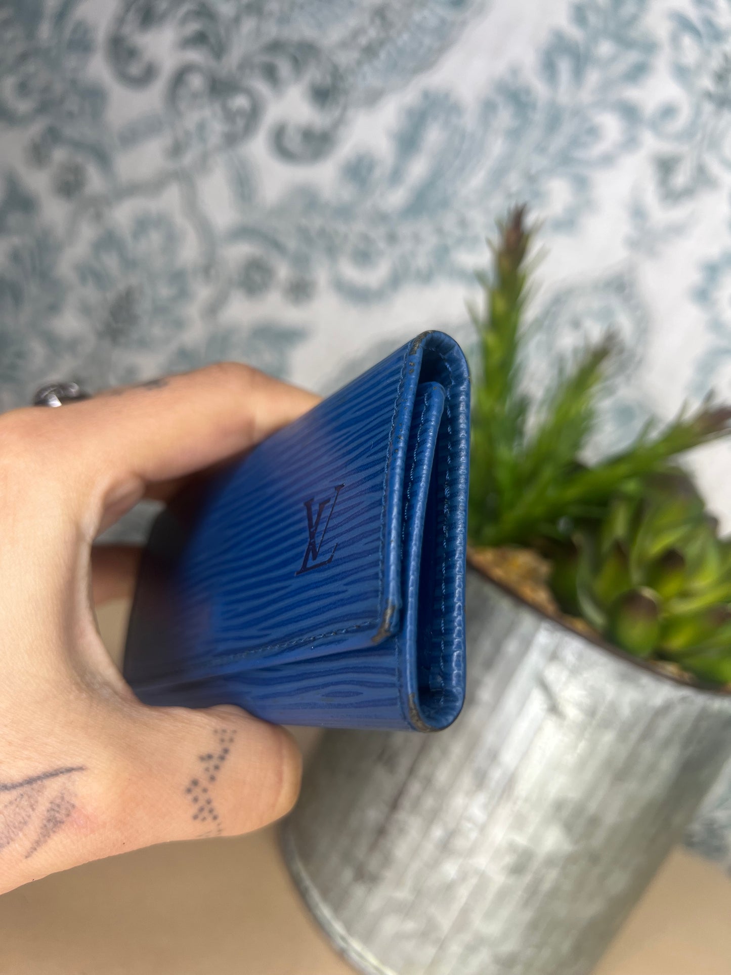 Louis Vuitton Epi Blue Key Holder #1