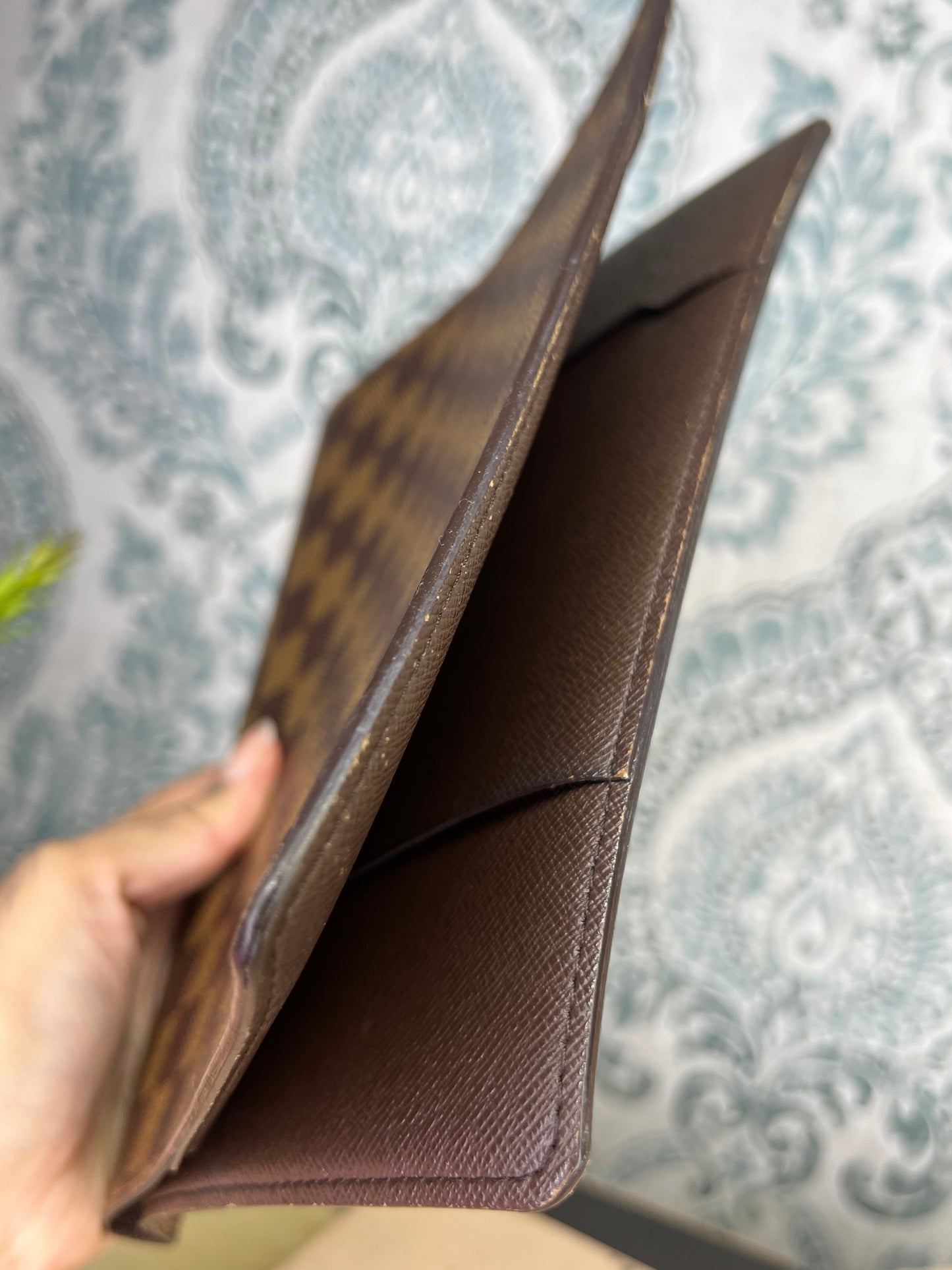 Louis Vuitton Damier Ebene Desk Agenda Cover