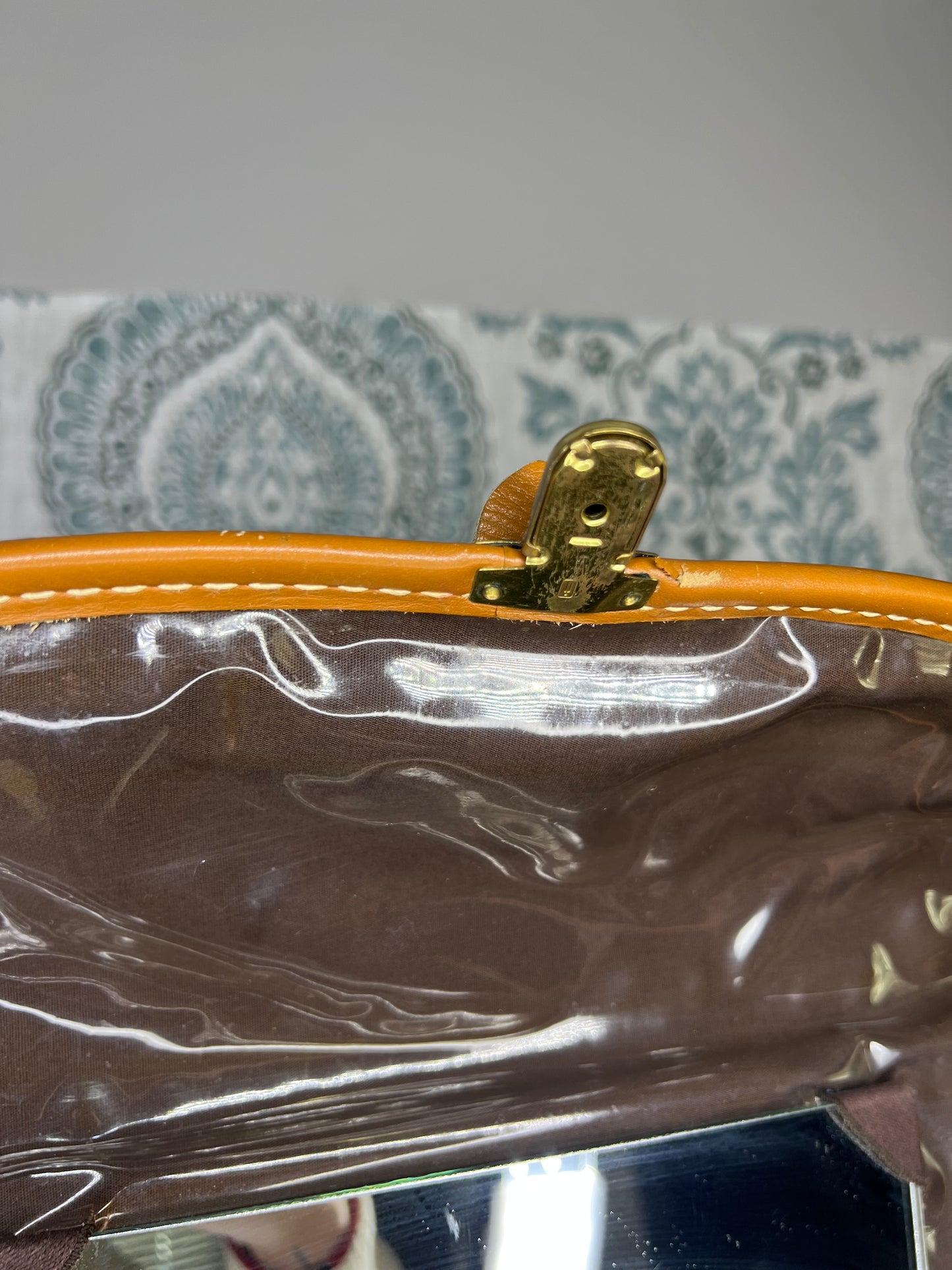 Louis Vuitton French Company Vintage Train Case / Cosmetic Case