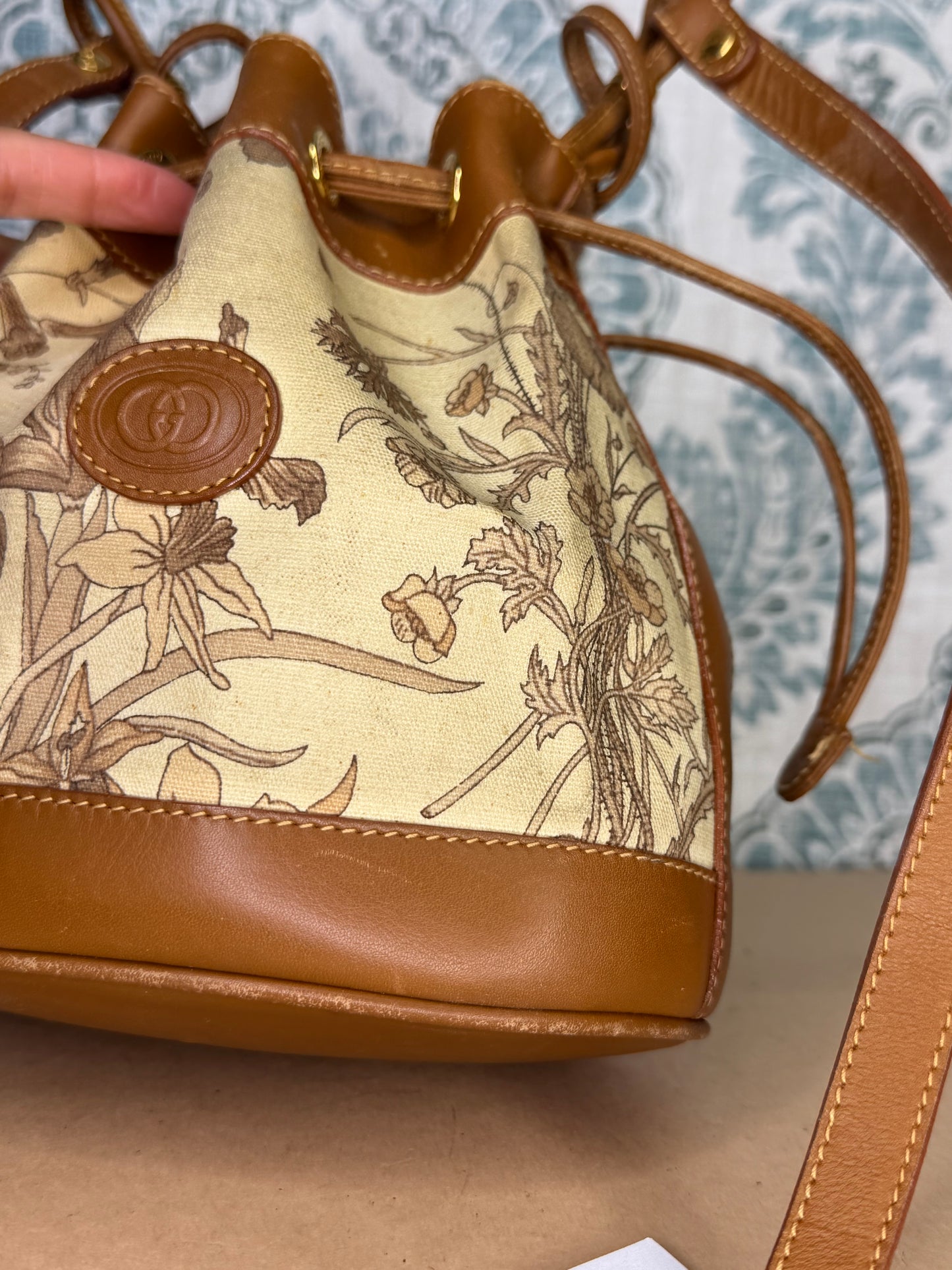 Gucci Floral Bucket Bag