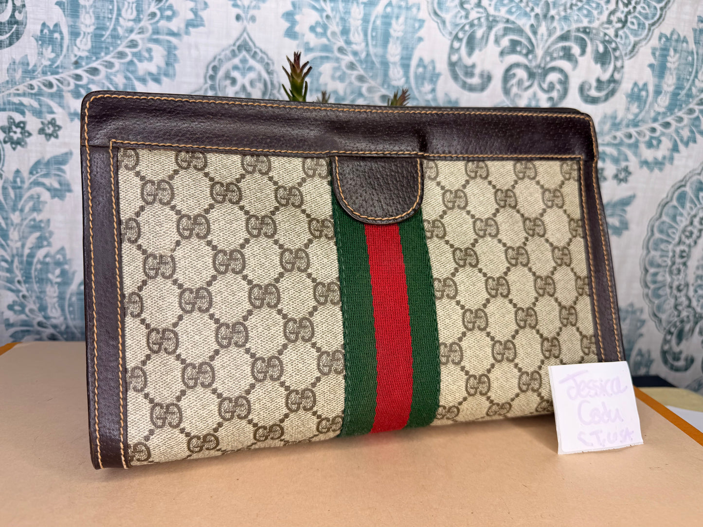 Gucci Supreme Sherry Line Clutch #2 (Parfums)