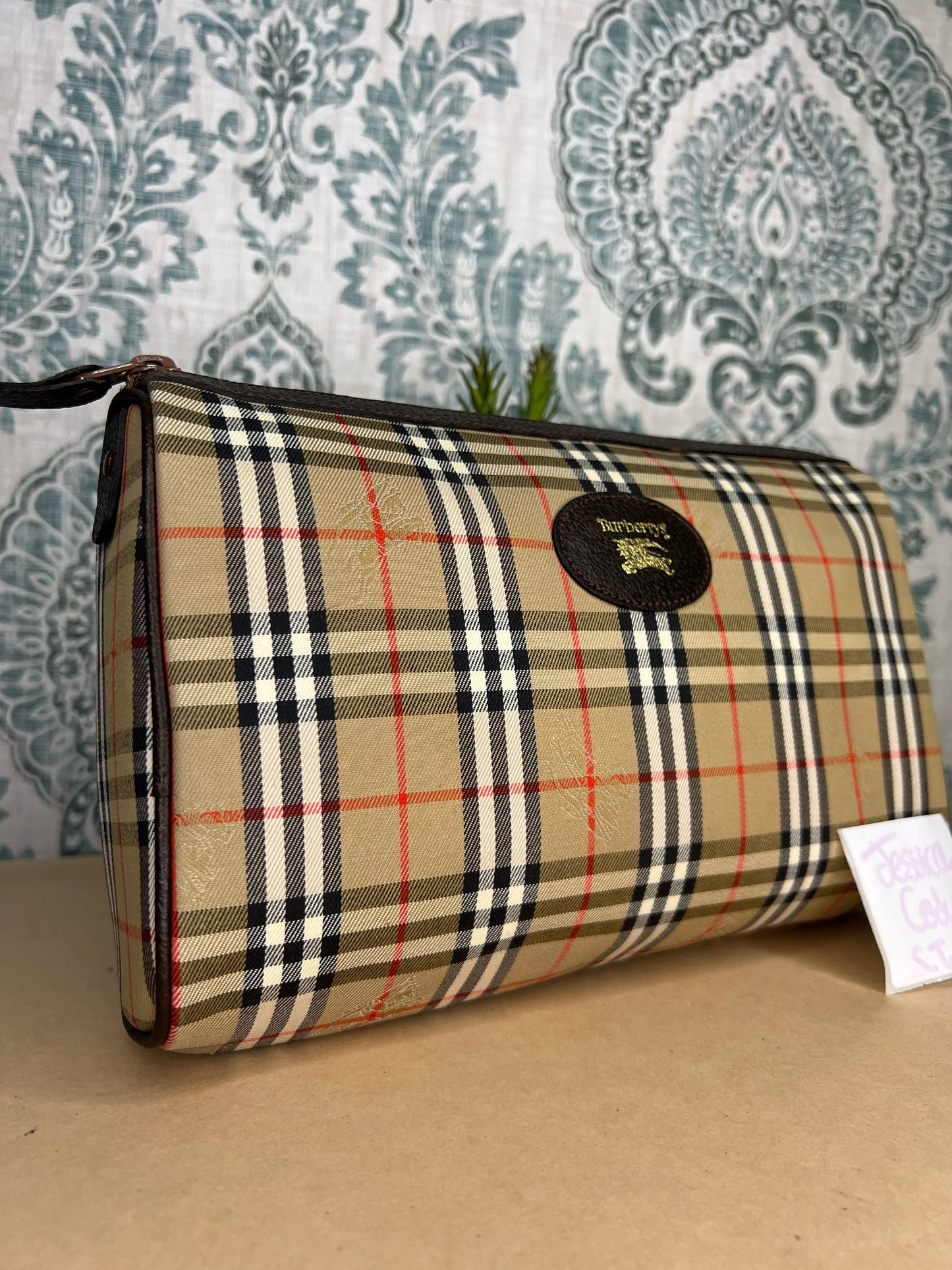 Burberry Nova Check Clutch