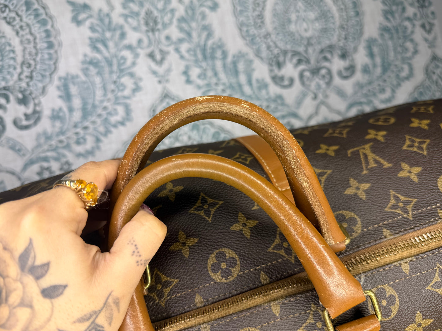 Louis Vuitton French Company Keepall 55