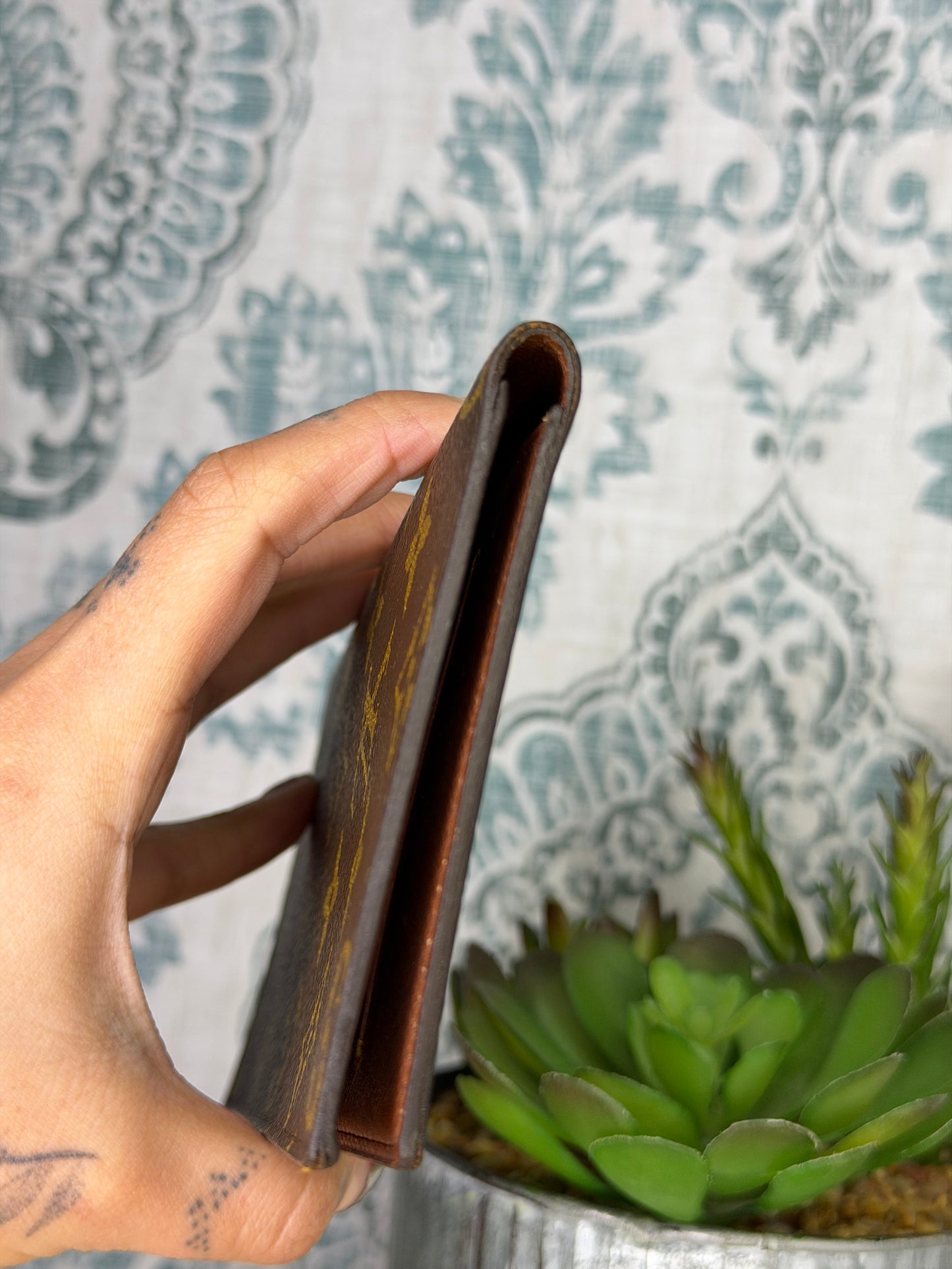 Louis Vuitton Monogram Checkbook Wallet/Cover