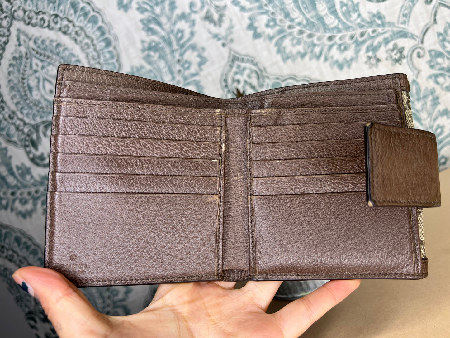 Gucci Ophidia Sherry Line Compact Wallet