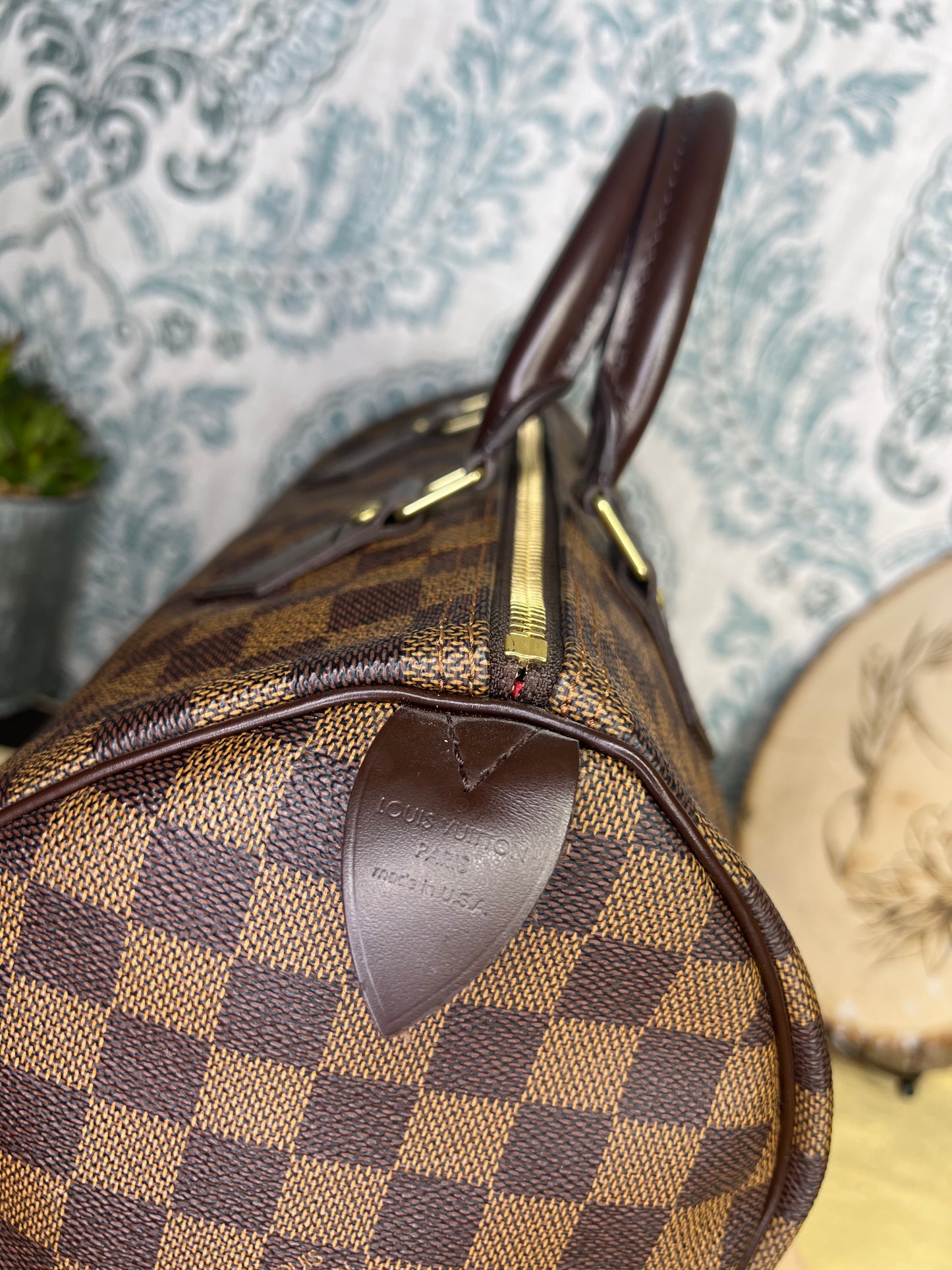 Louis Vuitton Speedy 30 Damier Ebene