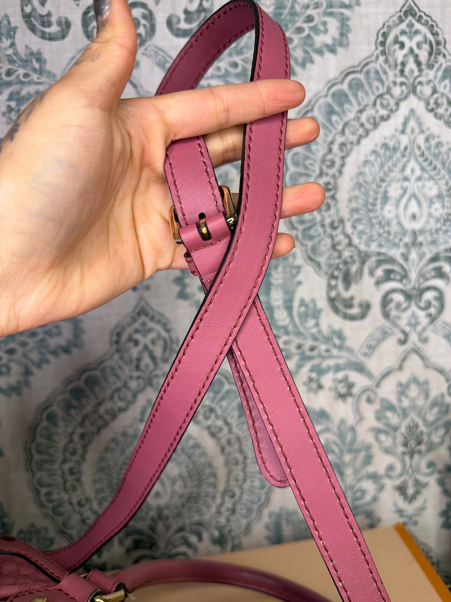 Gucci Pink Micro Guccissima Medium Sukey