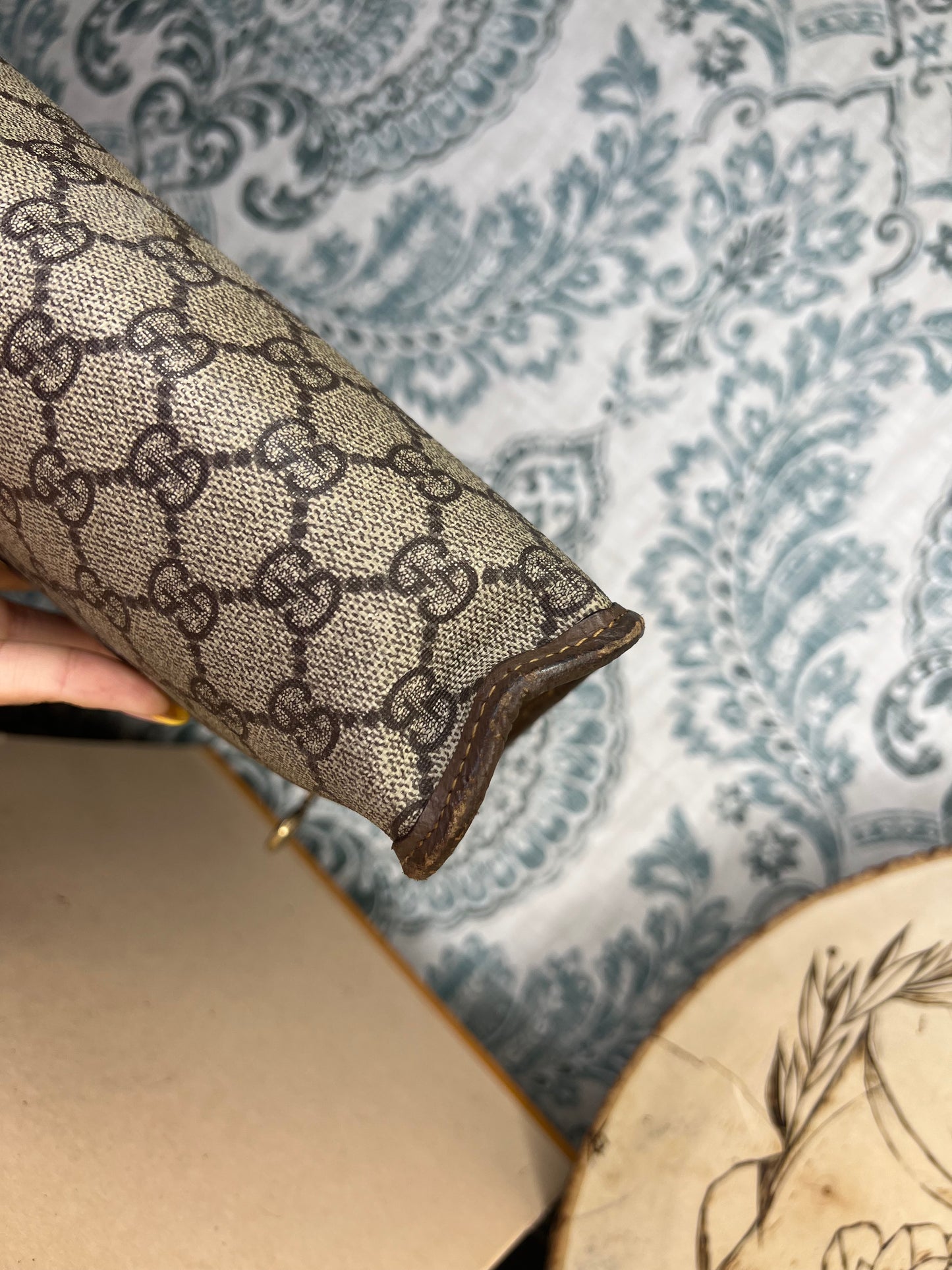 Gucci Vintage Brown Clutch