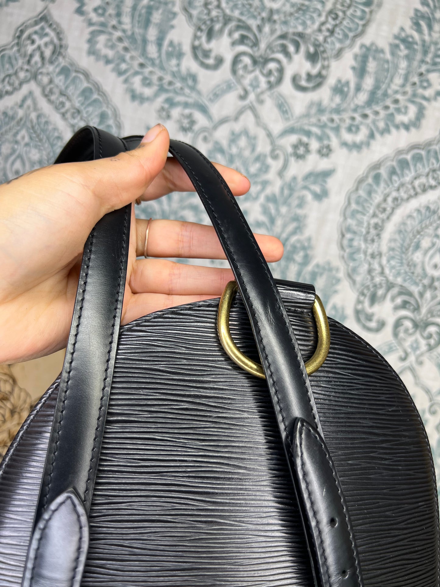 Louis Vuitton Epi Black Mabillon