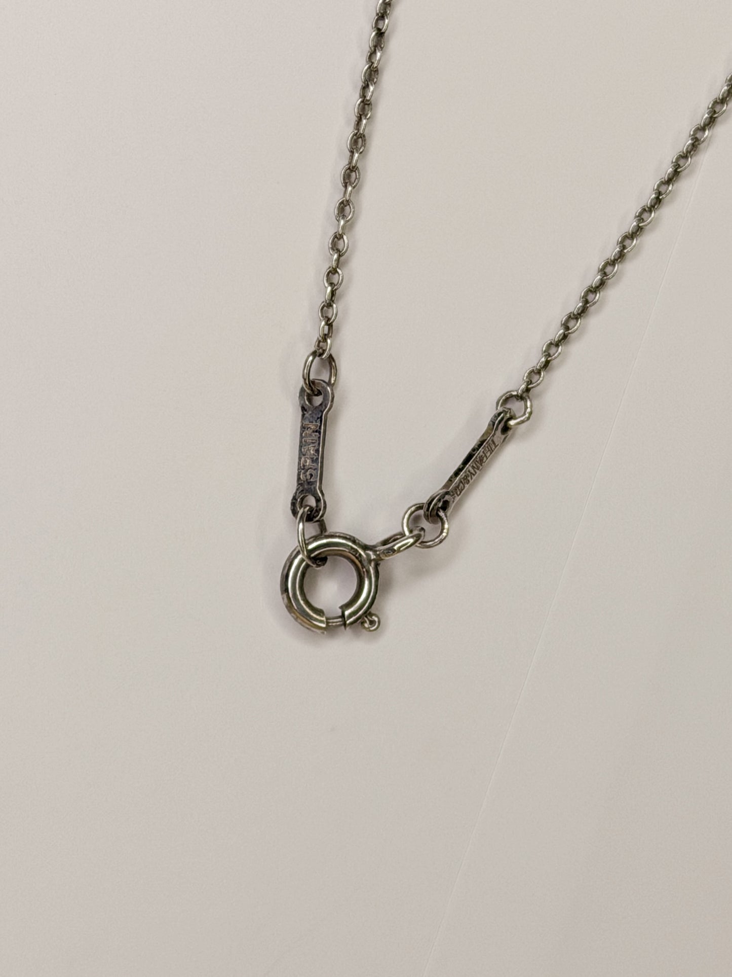 Tiffany & Co. Elsa Perretti Silver Dove Necklace