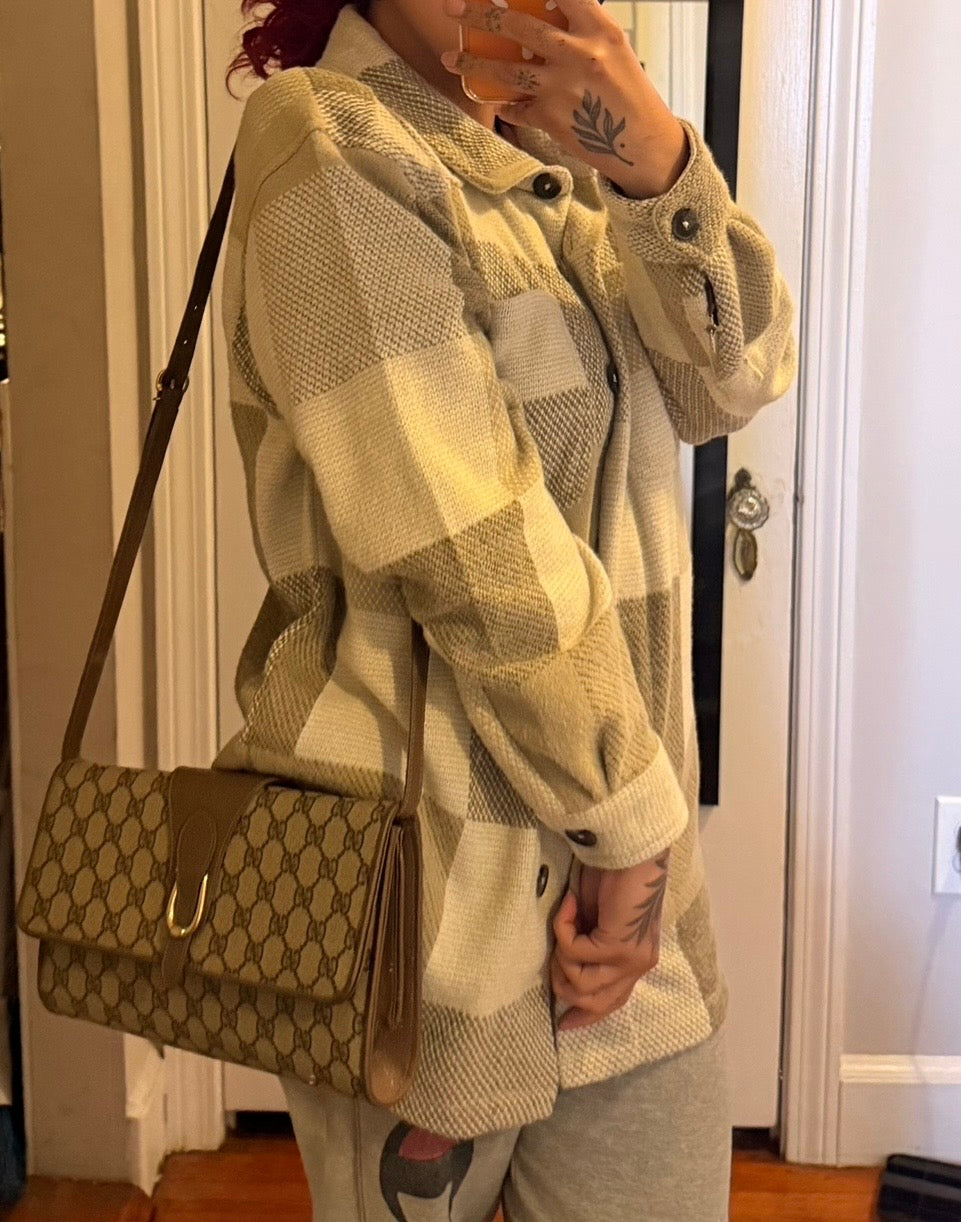 Gucci Supreme Vintage 2way Purse/Clutch