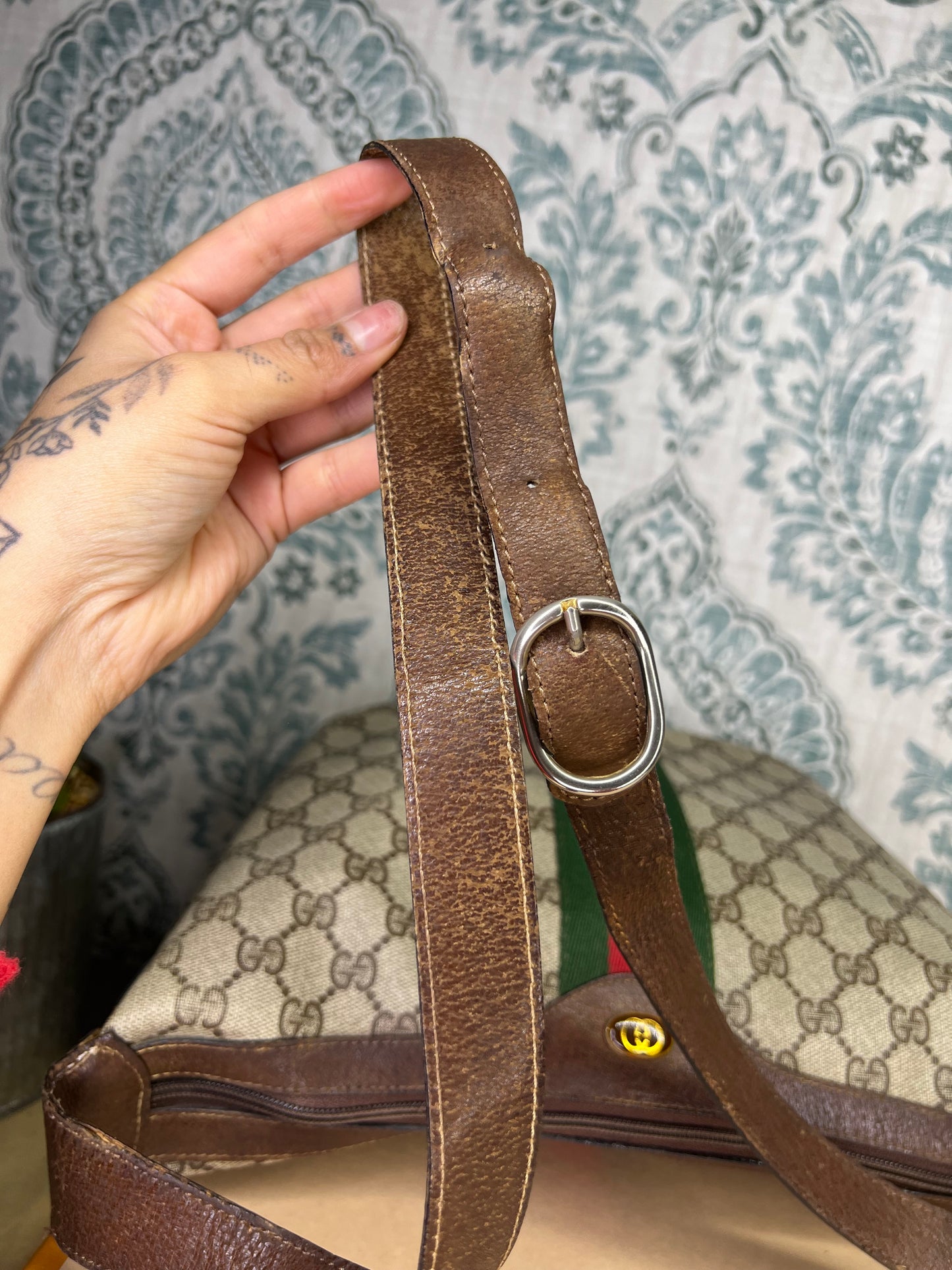 Gucci Vintage Sherry Line Ophidia Bag