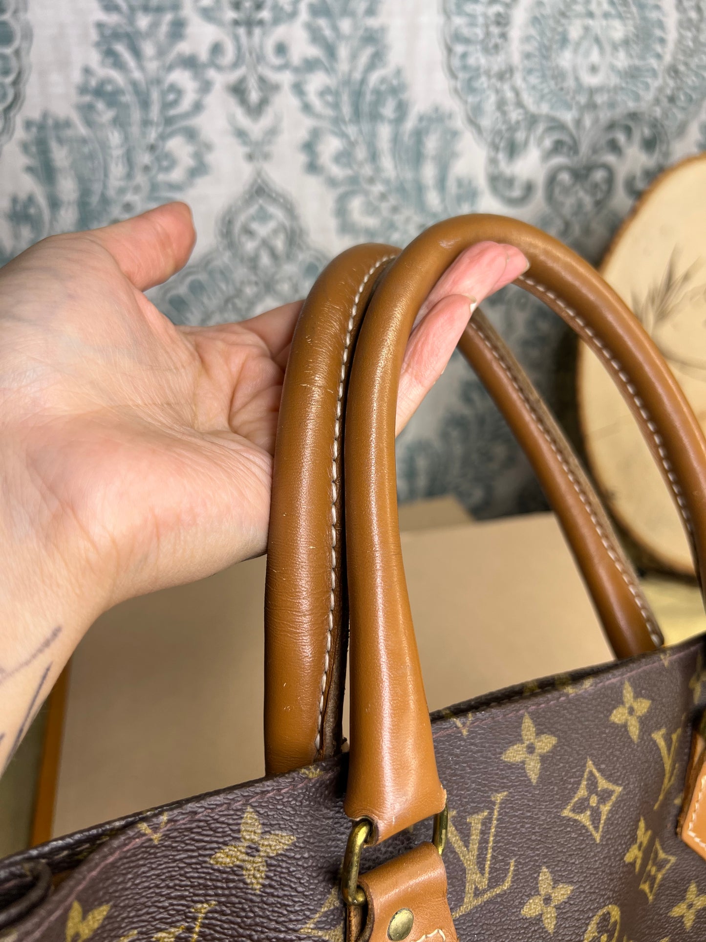 Louis Vuitton French Company Sac Plat