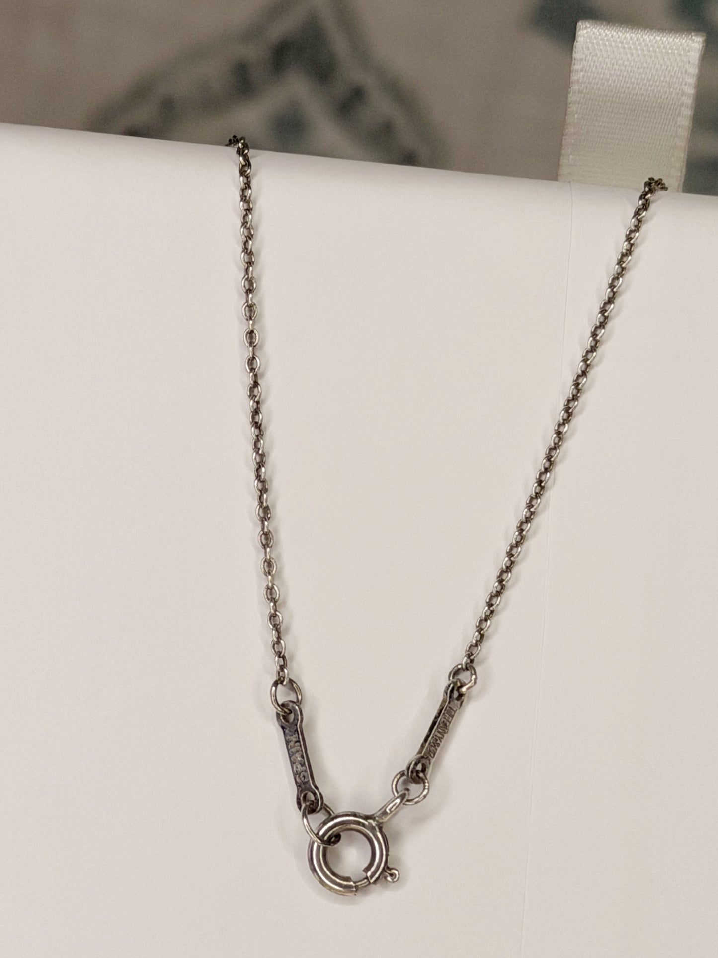 Tiffany & Co. Elsa Perretti Silver Dove Necklace