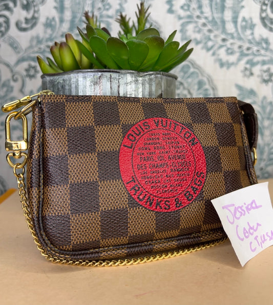 Louis Vuitton Damier Ebene Trunks & Bags Mini Pochette