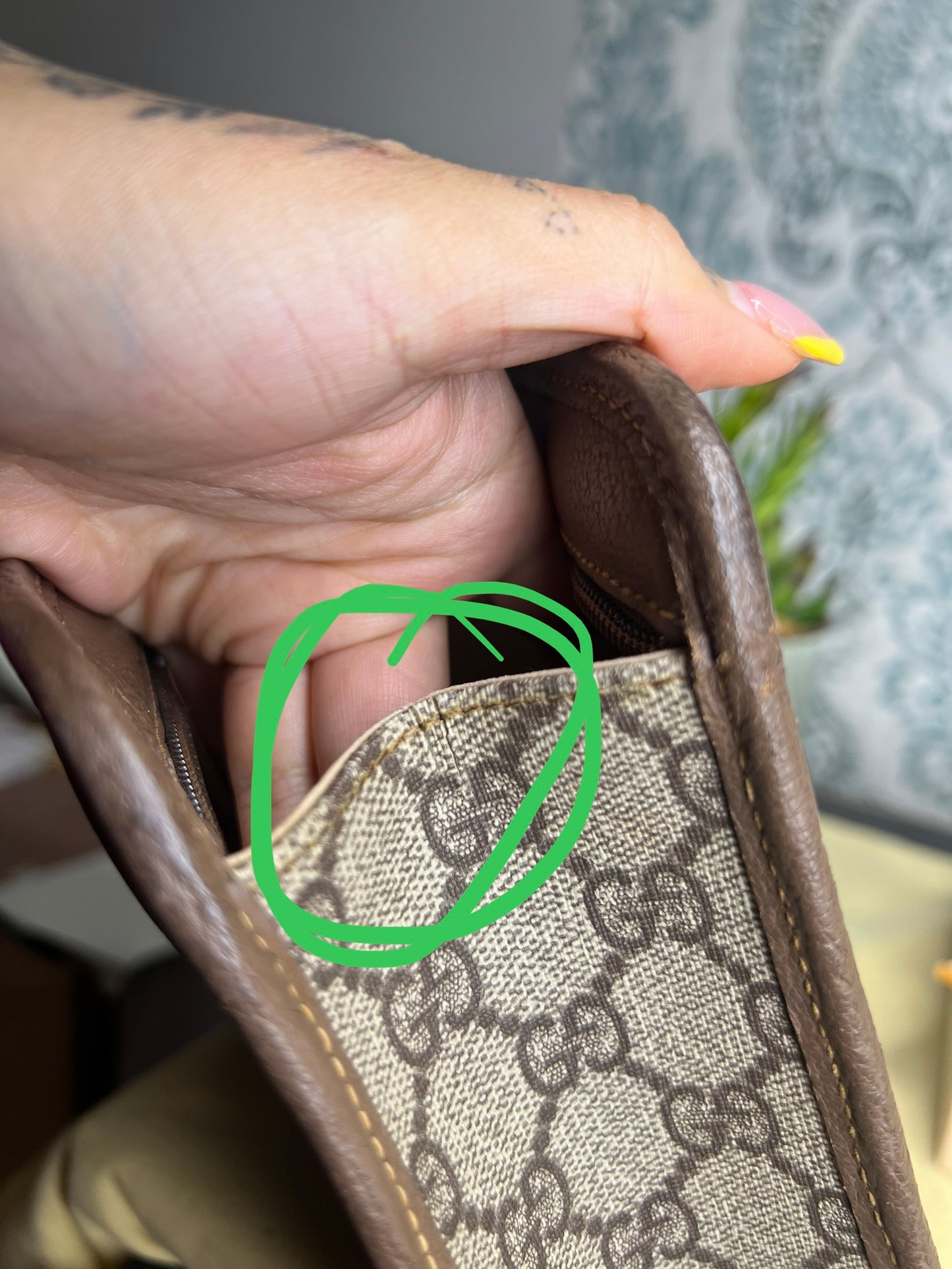 Gucci Vintage Brown Clutch