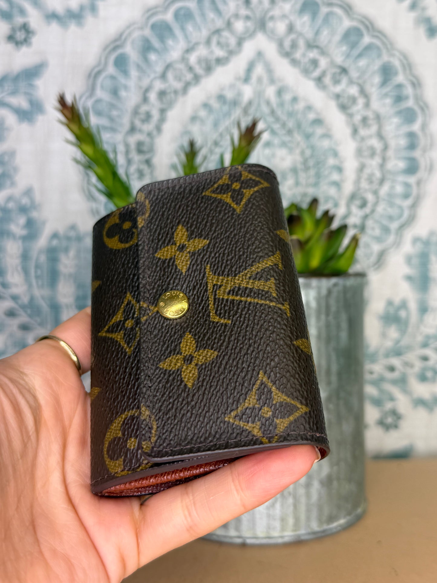Louis Vuitton Porte Monnaie Plat Monogram Card Case #2