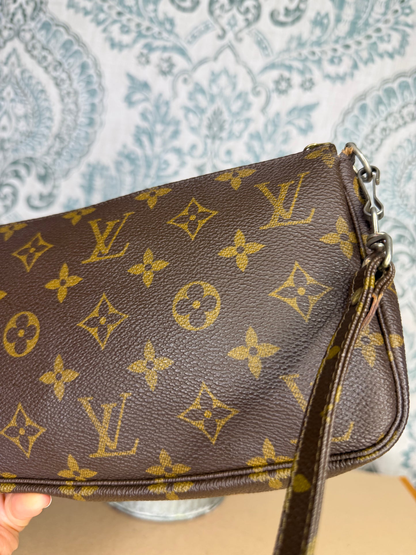 Louis Vuitton Pochette Accessories with Monogram Strap #1