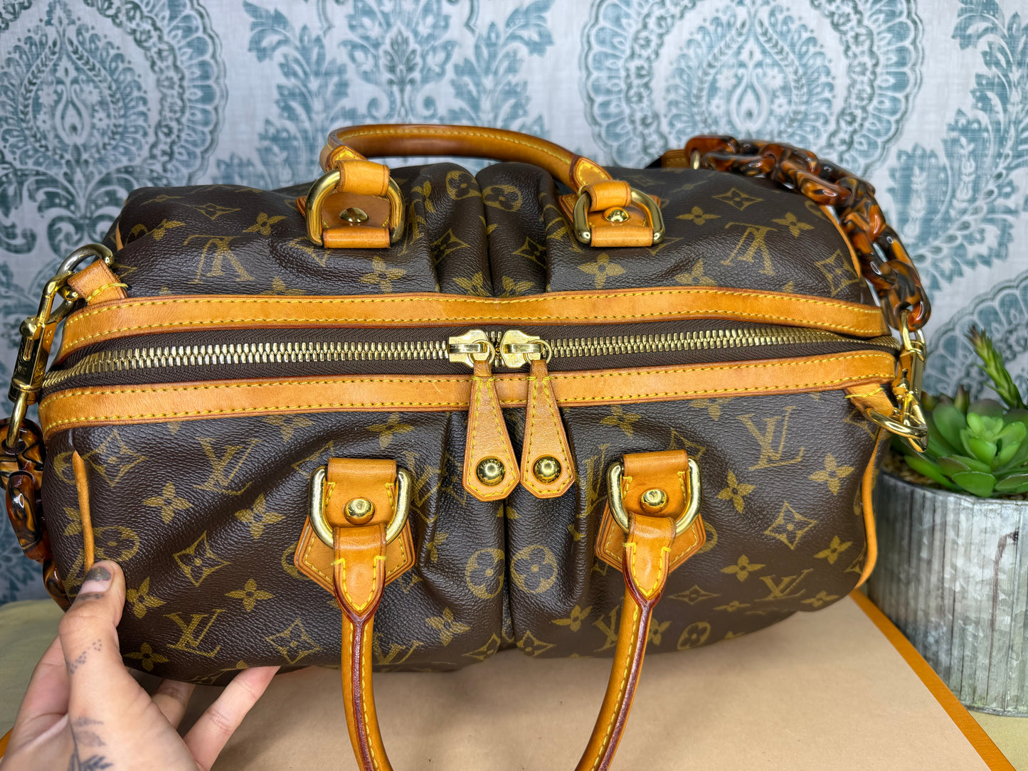 Louis Vuitton Limited Edition Stephen Sprouse Boston Bag