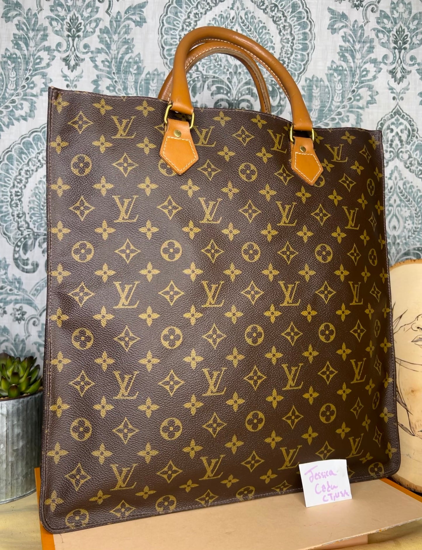 Louis Vuitton French Company Sac Plat