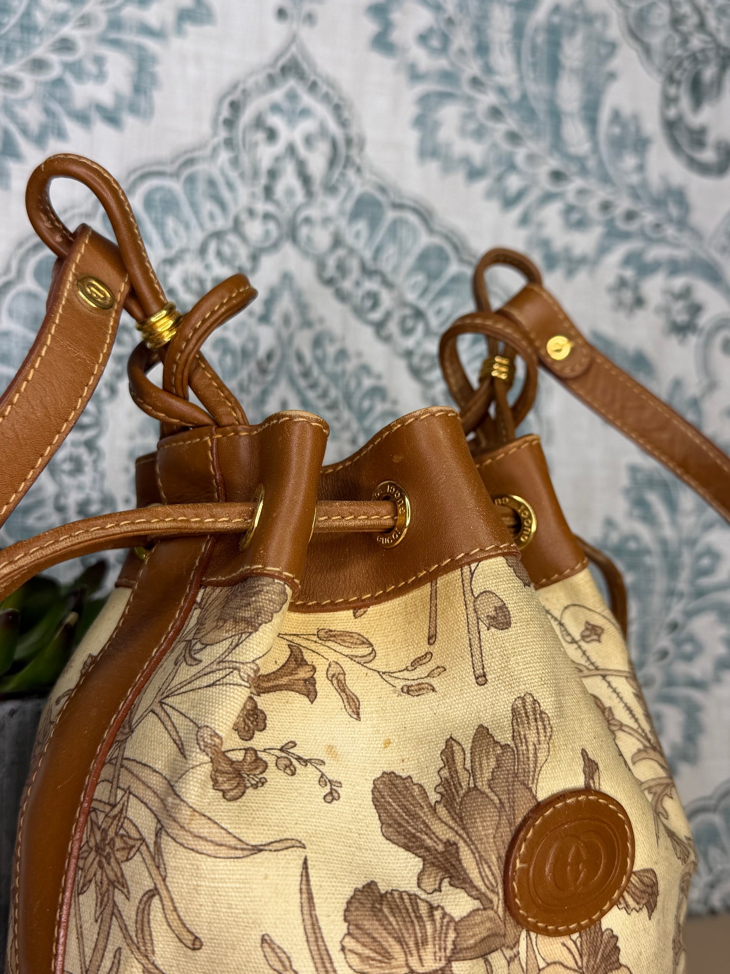 Gucci Floral Bucket Bag
