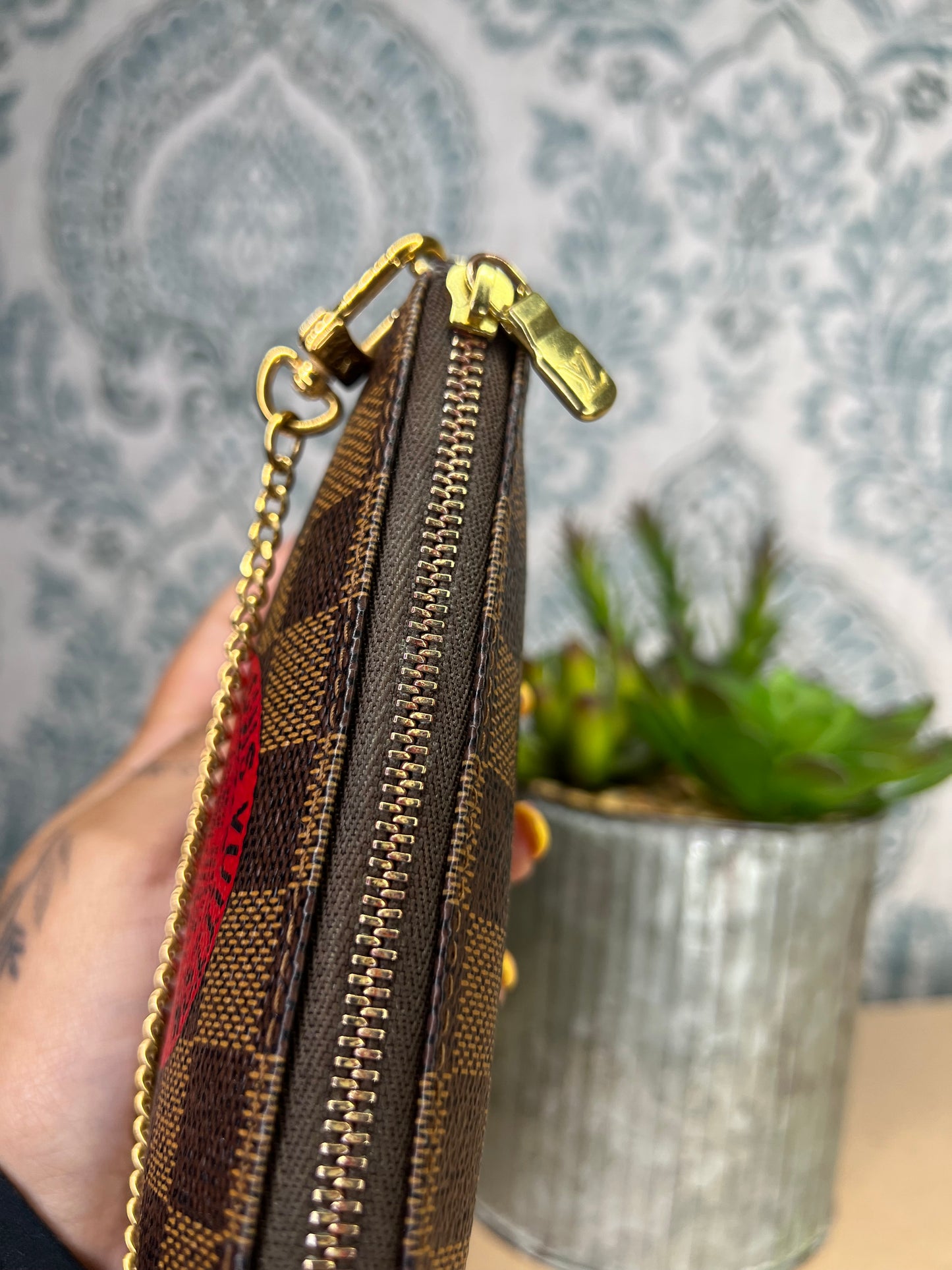 Louis Vuitton Damier Ebene Trunks & Bags Mini Pochette