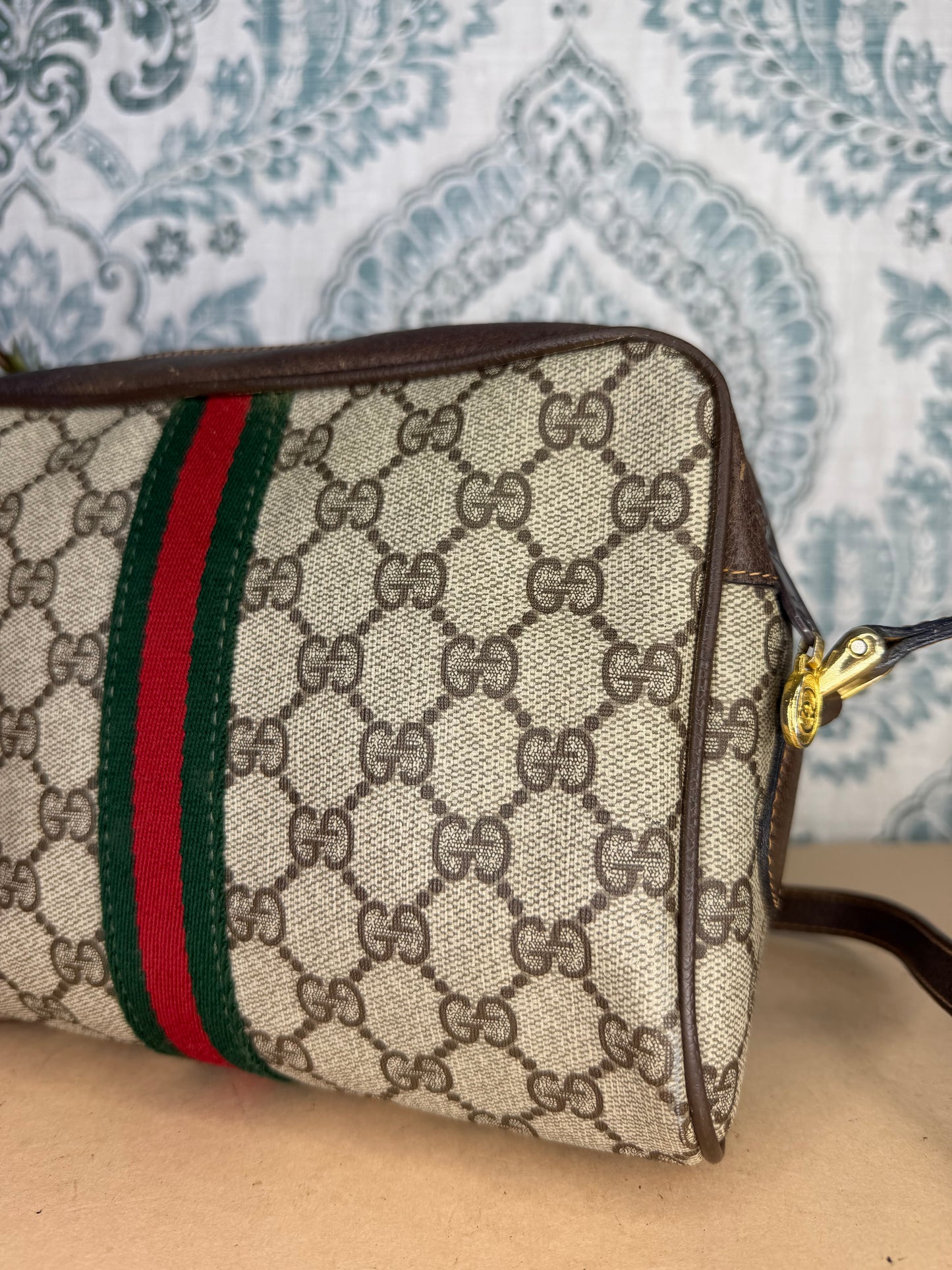 Gucci Vintage Supreme Sherry Line Purse