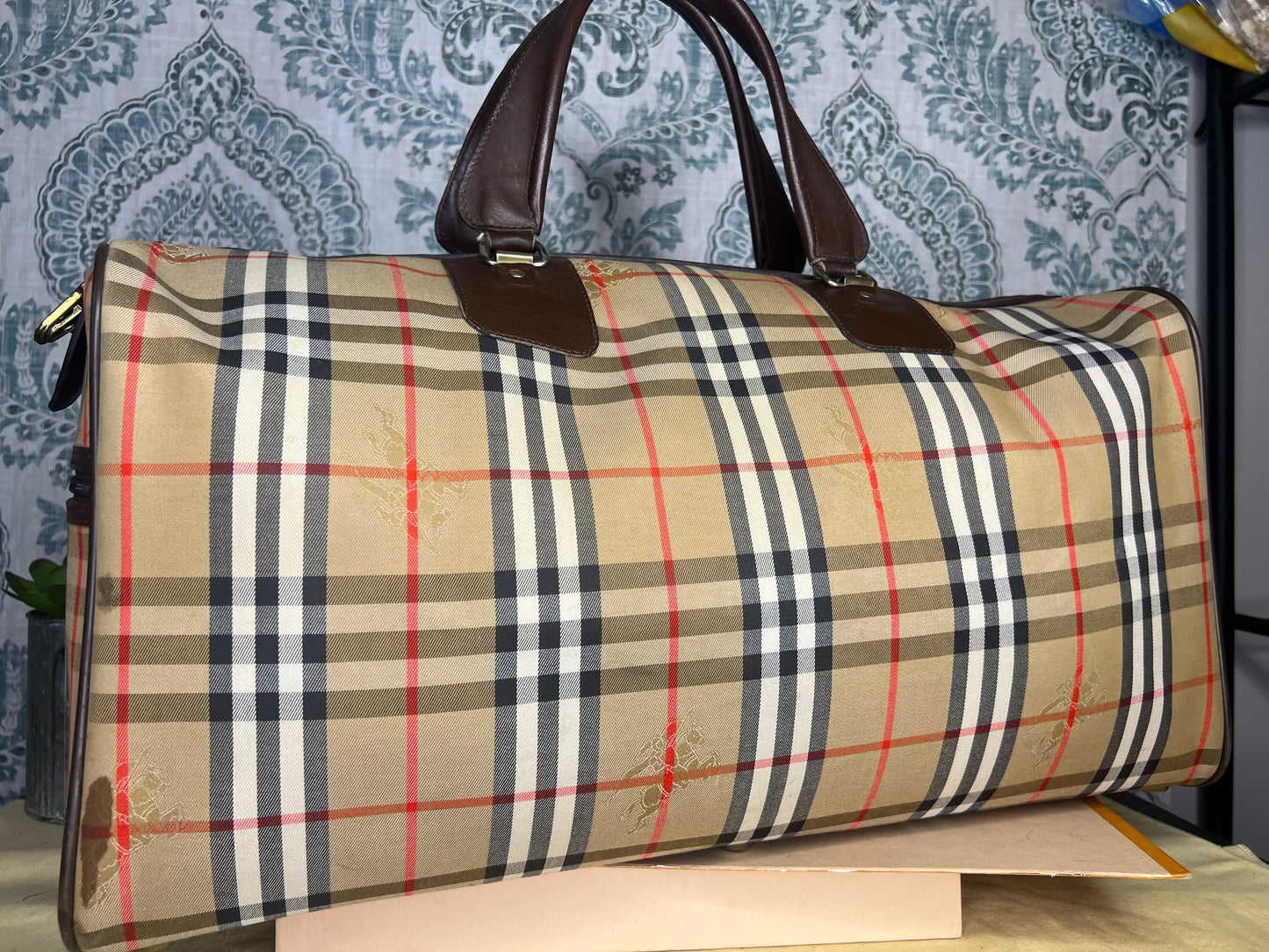 Burberry Nova Check Duffle